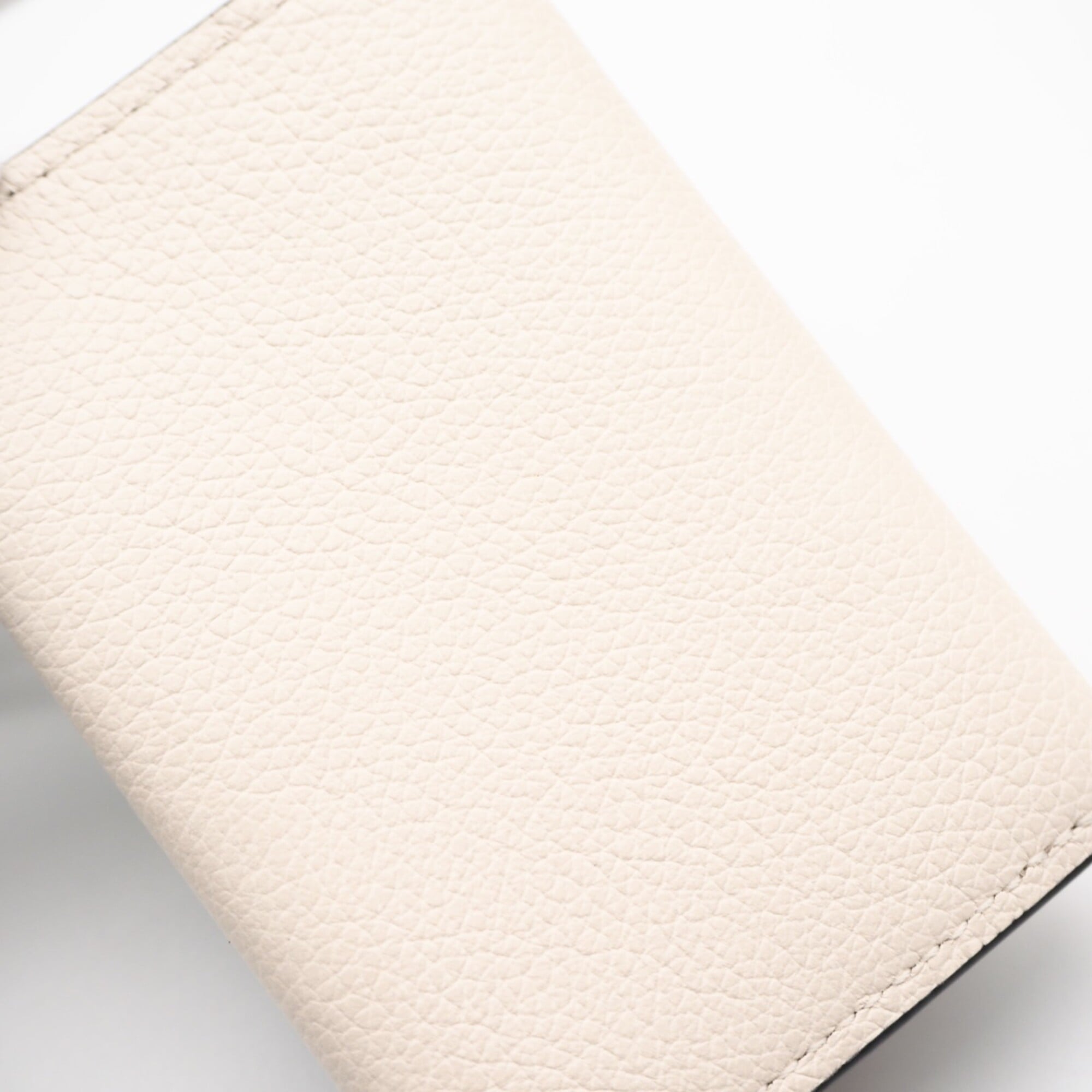 Louis Vuitton Beige Black Pink Leather Wallet (Tri-Fold) (Pre-Owned)