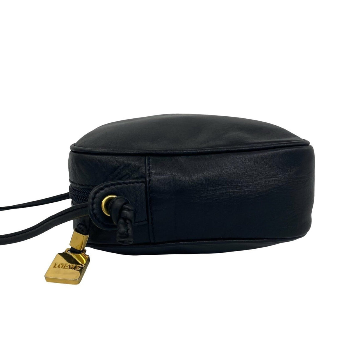 Loewe Black Leather Pochette Shoulder Bag (Pre-Owned)