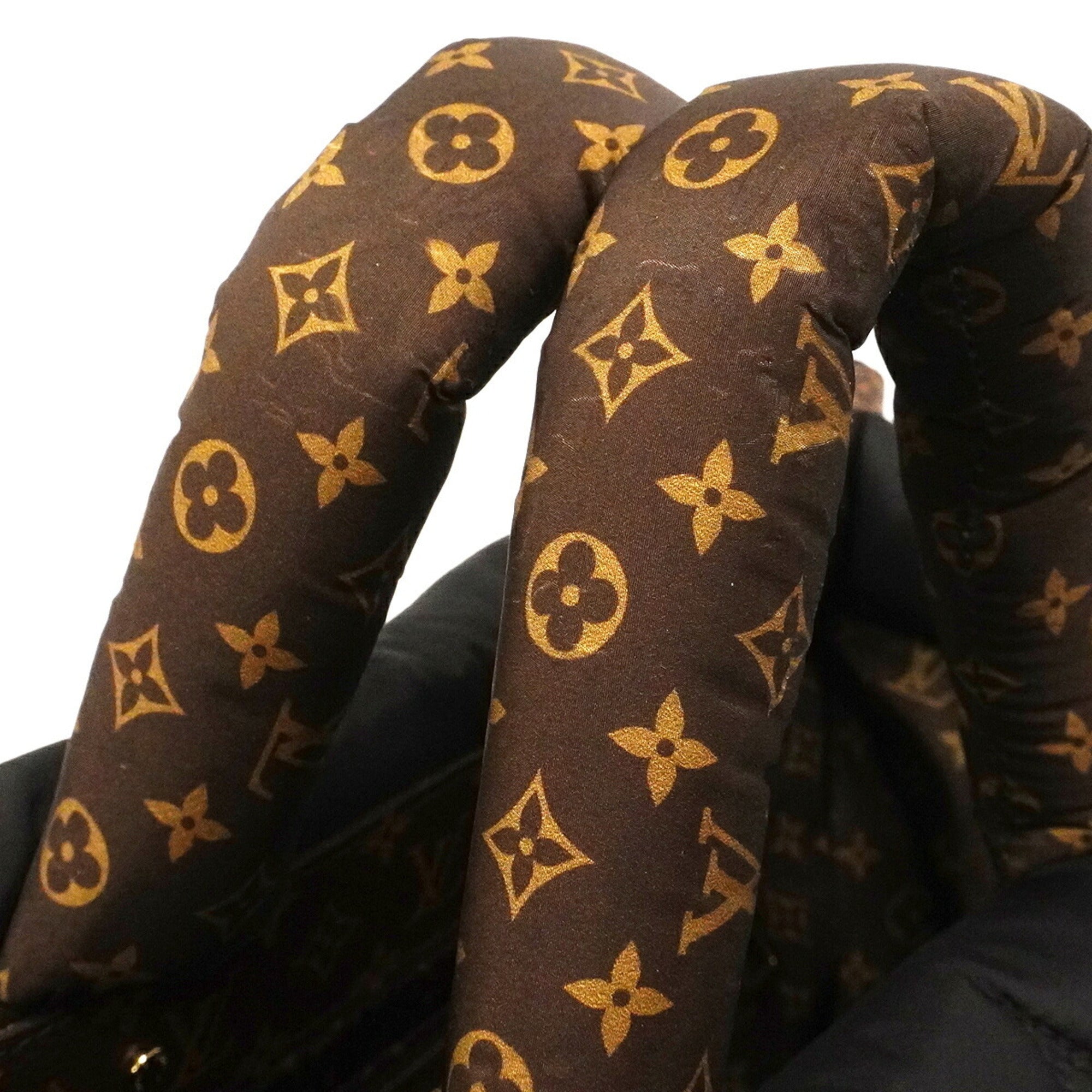 Louis Vuitton Black Brown Tote Bag (Pre-Owned)
