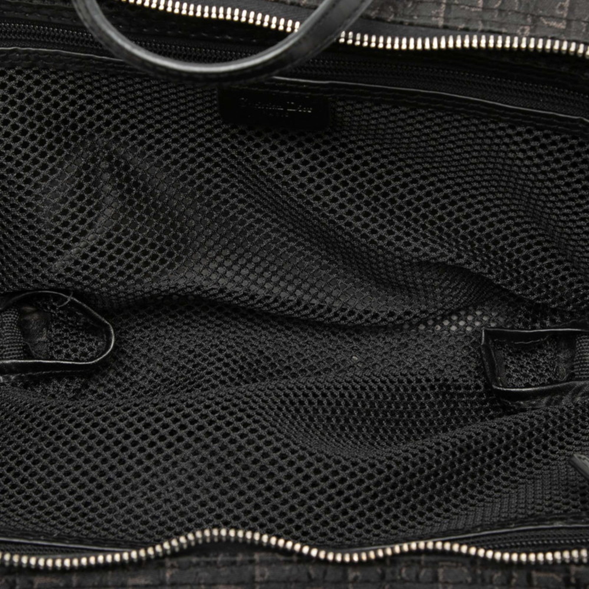 Christian Dior Black Canvas Leather Handbag (Pre-Owned)