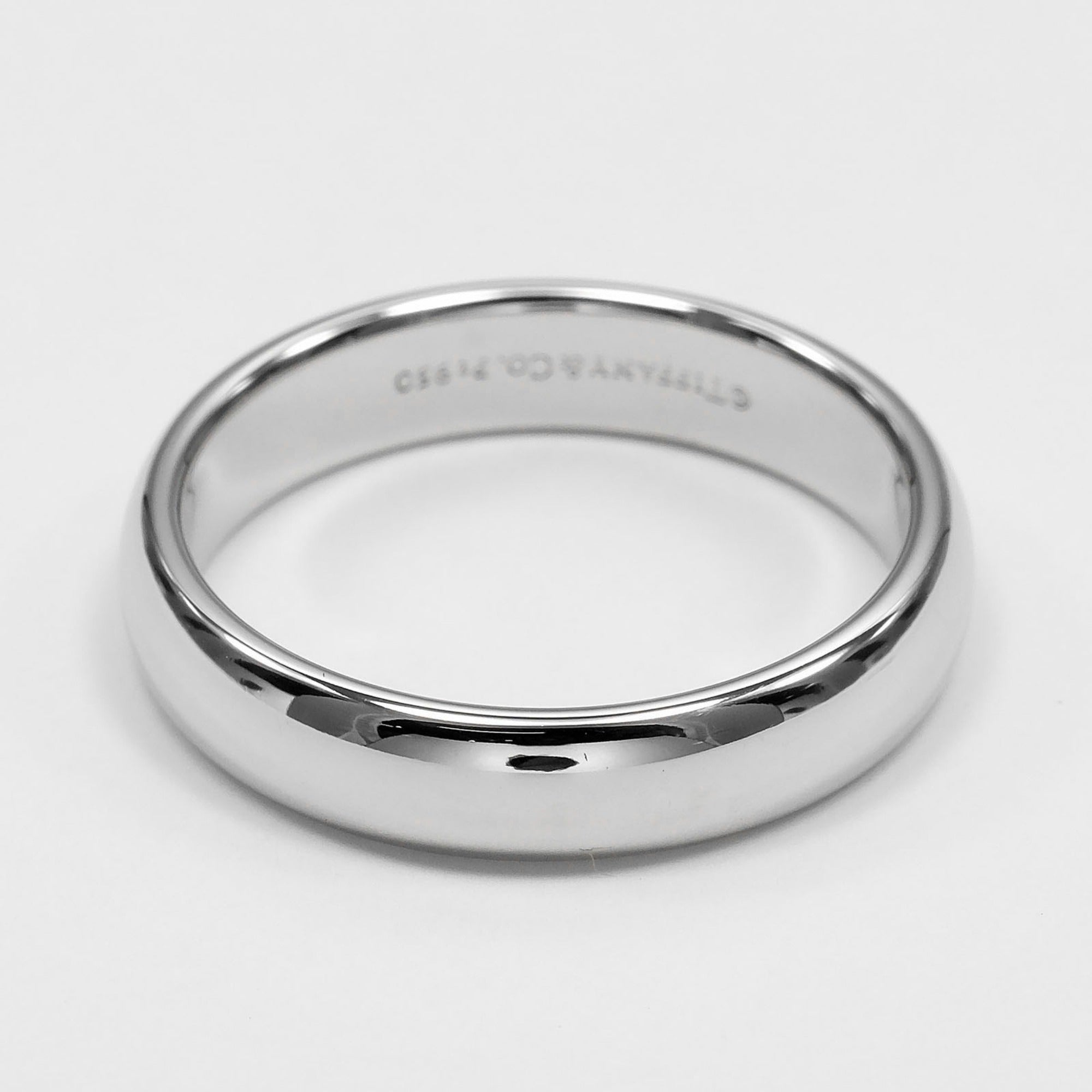 Tiffany Platinum 950 Band Ring (Pre-Owned)