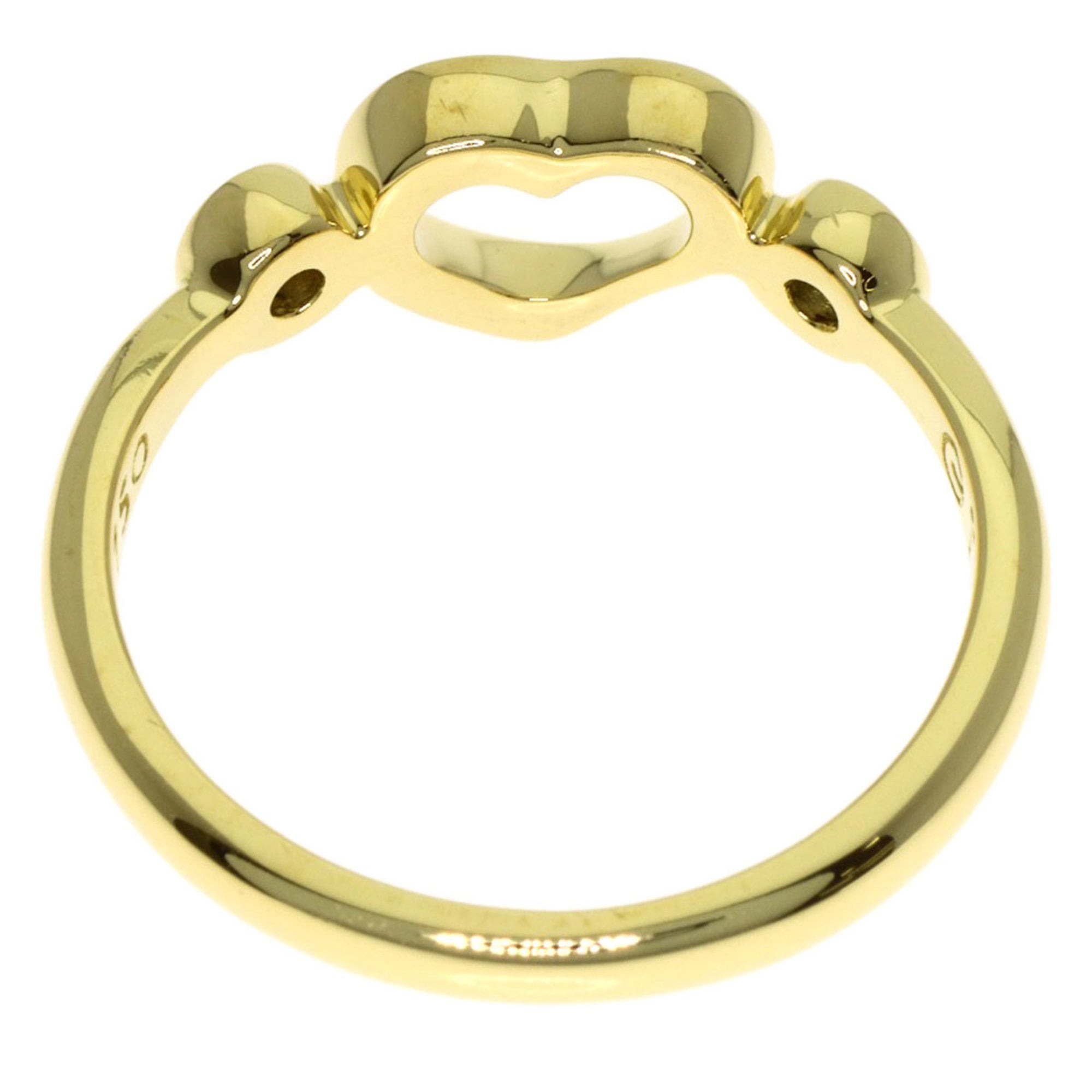 Tiffany Open Heart Yellow Gold (18K) Band Ring (Pre-Owned)