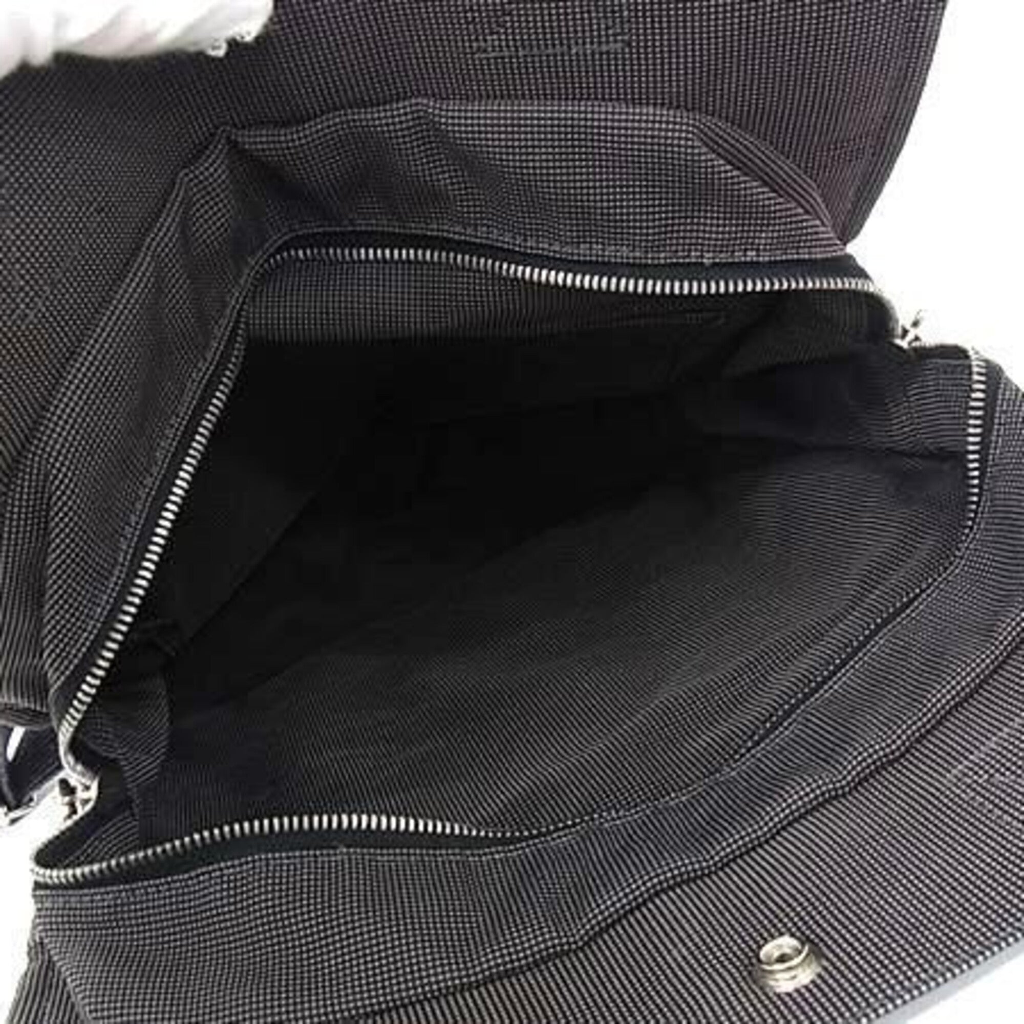 Hermes Gray Canvas Backpack (Pre-Owned)