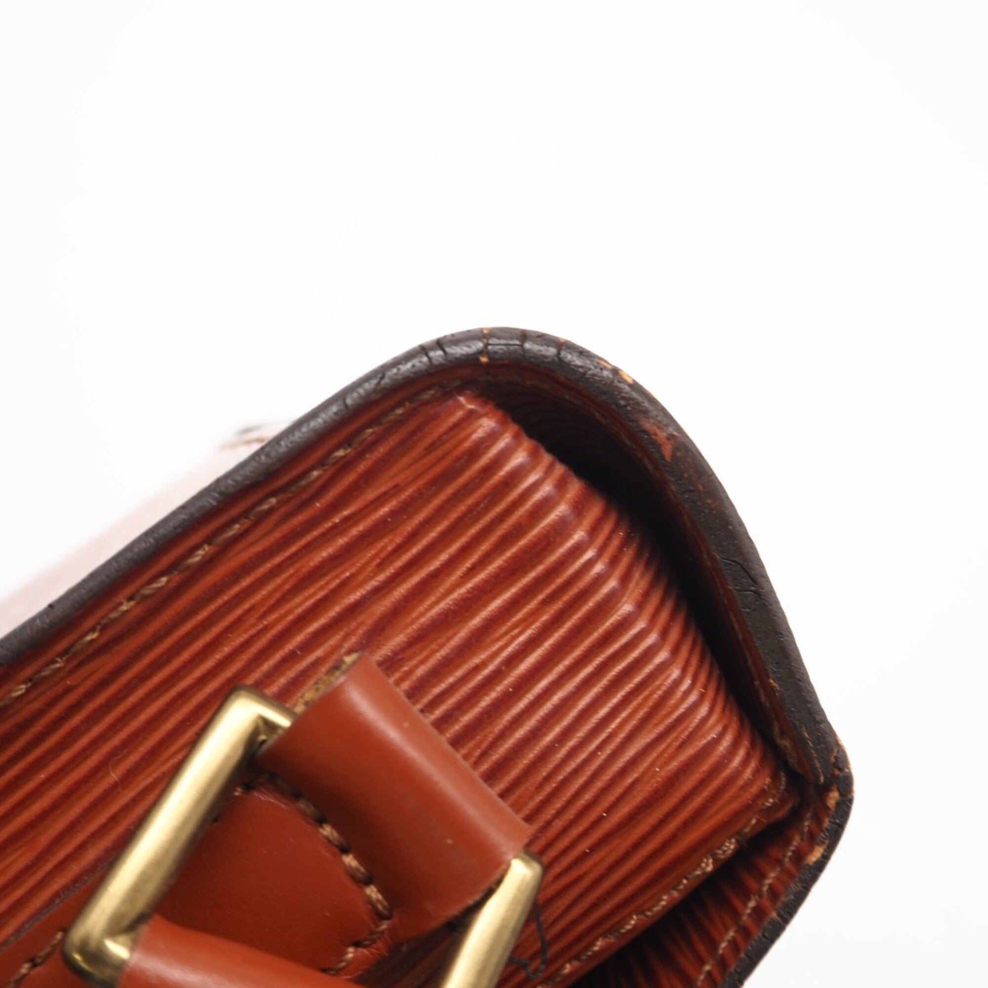 Louis Vuitton Brown Leather Shoulder Bag (Pre-Owned)