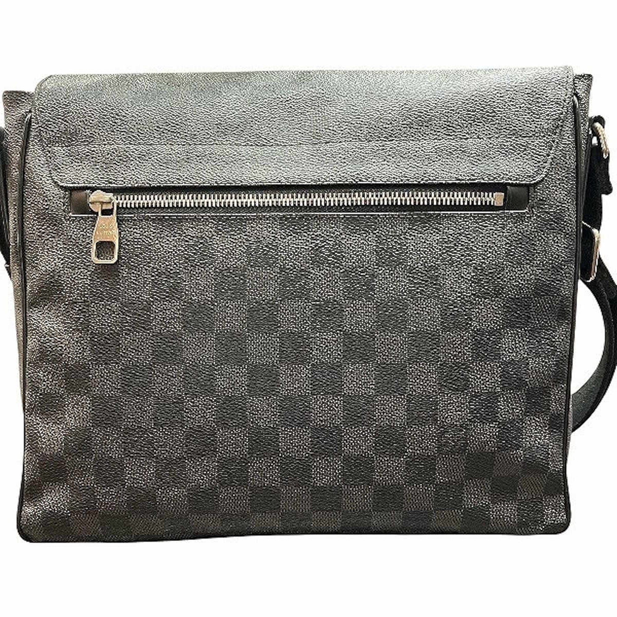 Louis Vuitton Black Pvc Leather Shoulder Bag (Pre-Owned)