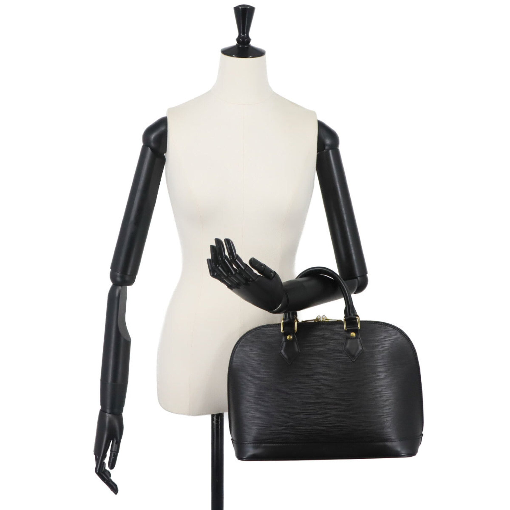 Louis Vuitton Noir Epi Leather Handbag (Pre-Owned)