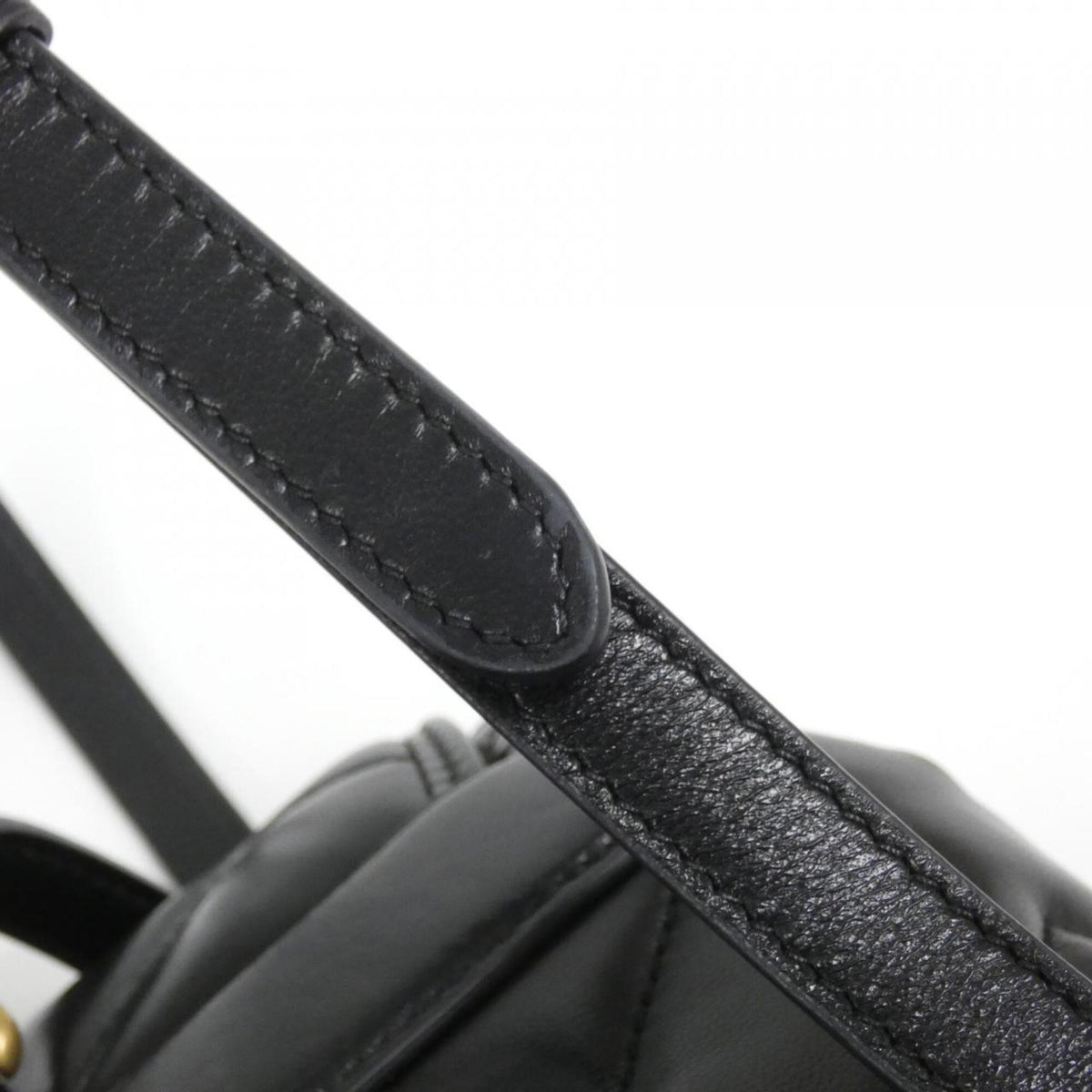 Gucci Black Quilting Leather Backpack (Pre-Owned)