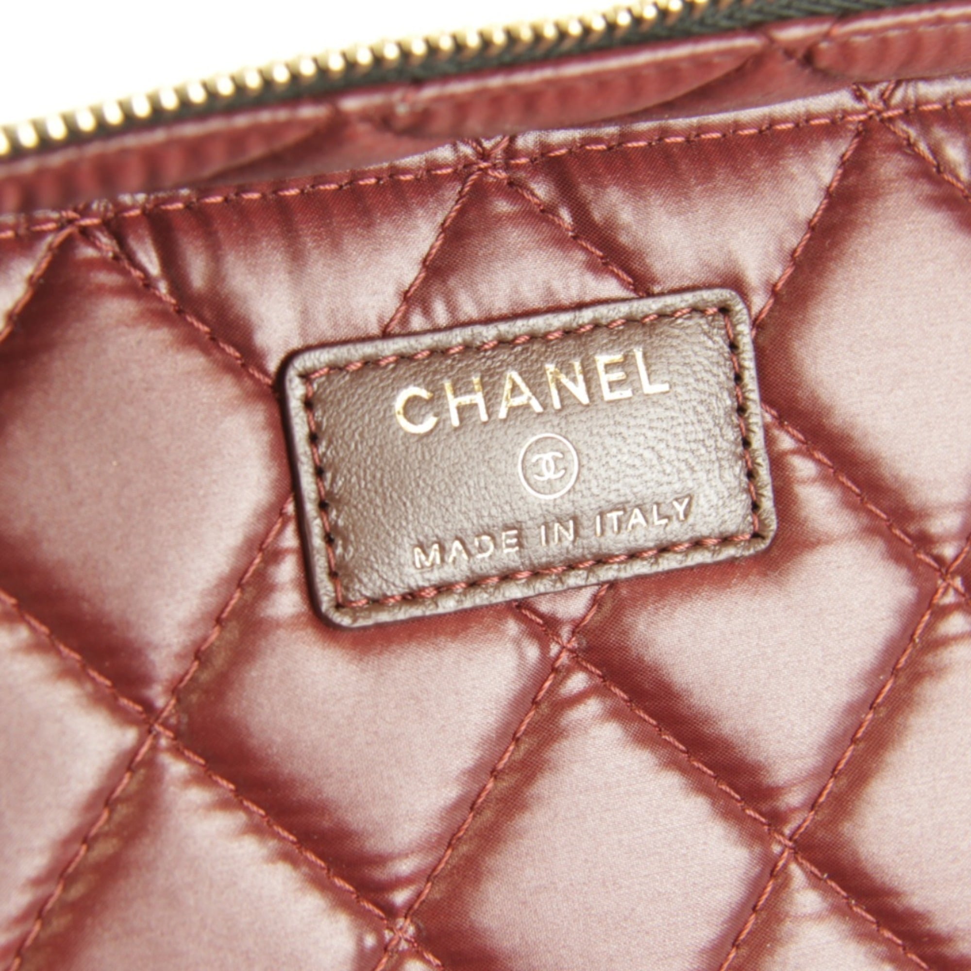 Chanel Black Leather Vanity Bag (Pre-Owned)