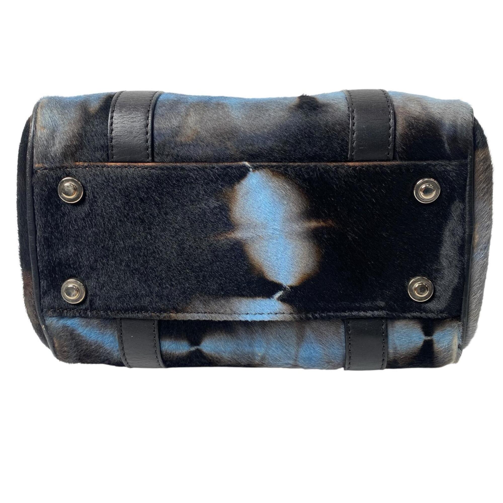 Christian Dior Multi-Color Leather Boston Bag Handbag (Pre-Owned)