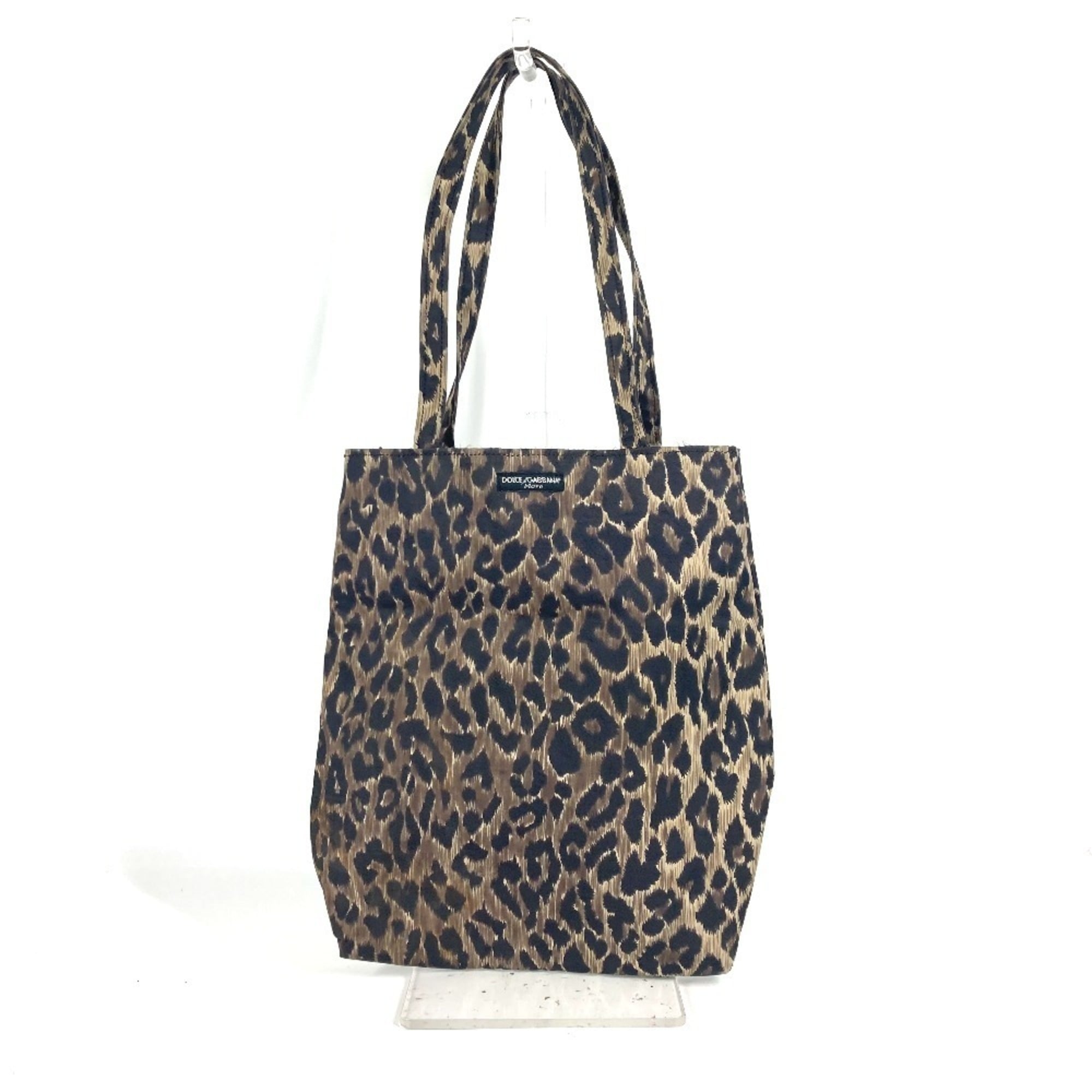 Dolce & Gabbana Brown Nylon Eco-Bag Handbag Shoulder Bag Tote Bag (Pre-Owned)