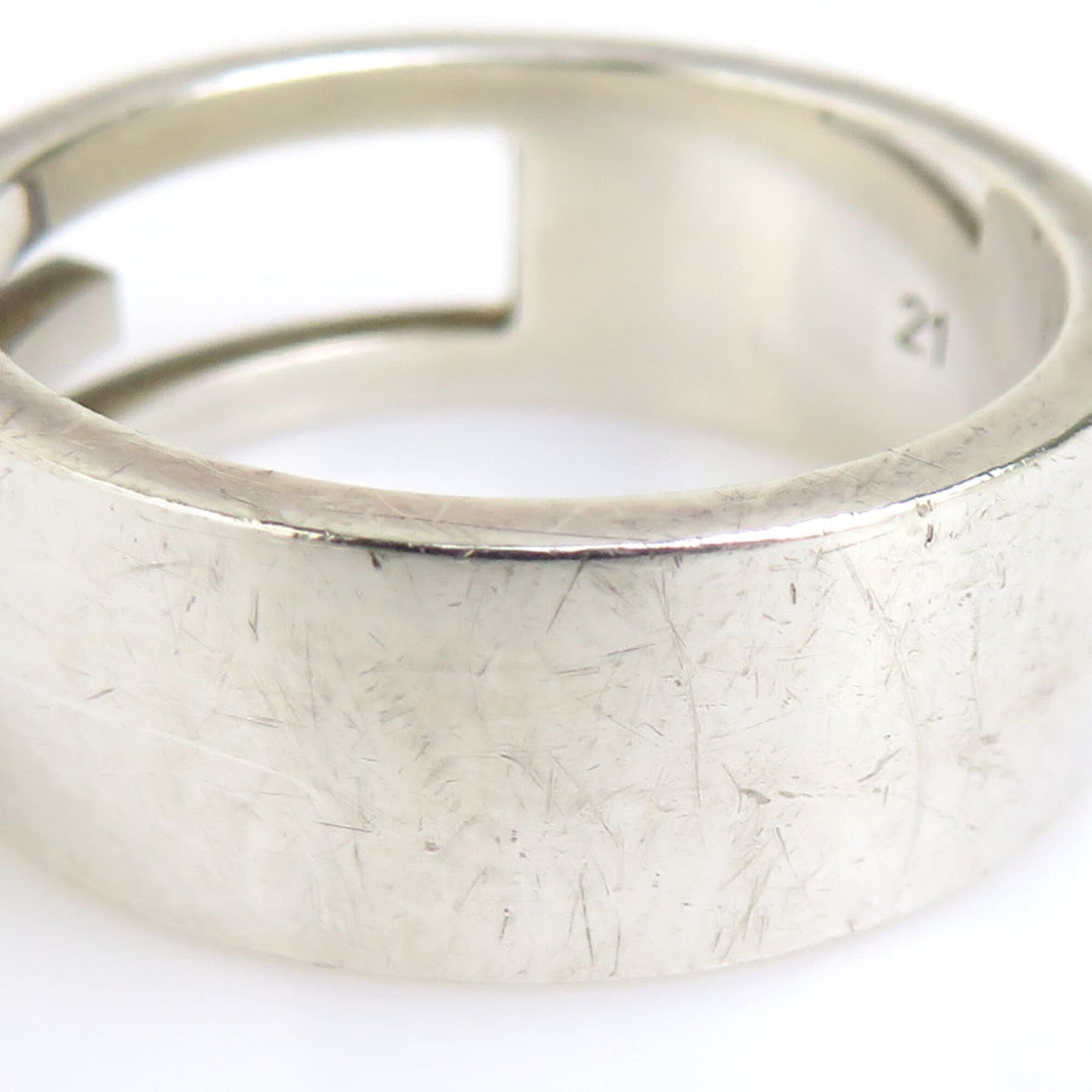 Gucci Silver Silver 925 Band Ring (Pre-Owned)