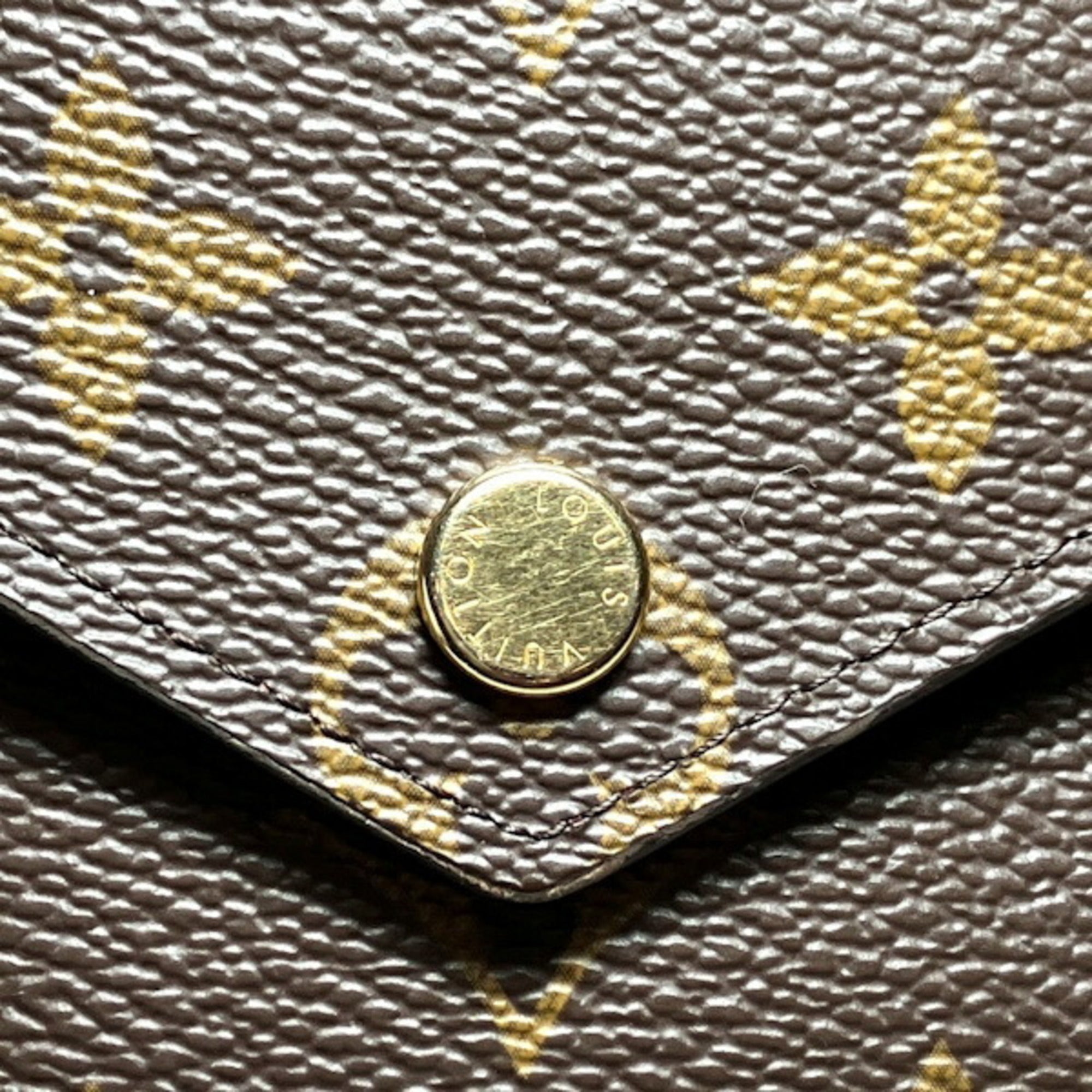 Louis Vuitton Monogram Fuchsia Monogram Wallet (Tri-Fold) (Pre-Owned)