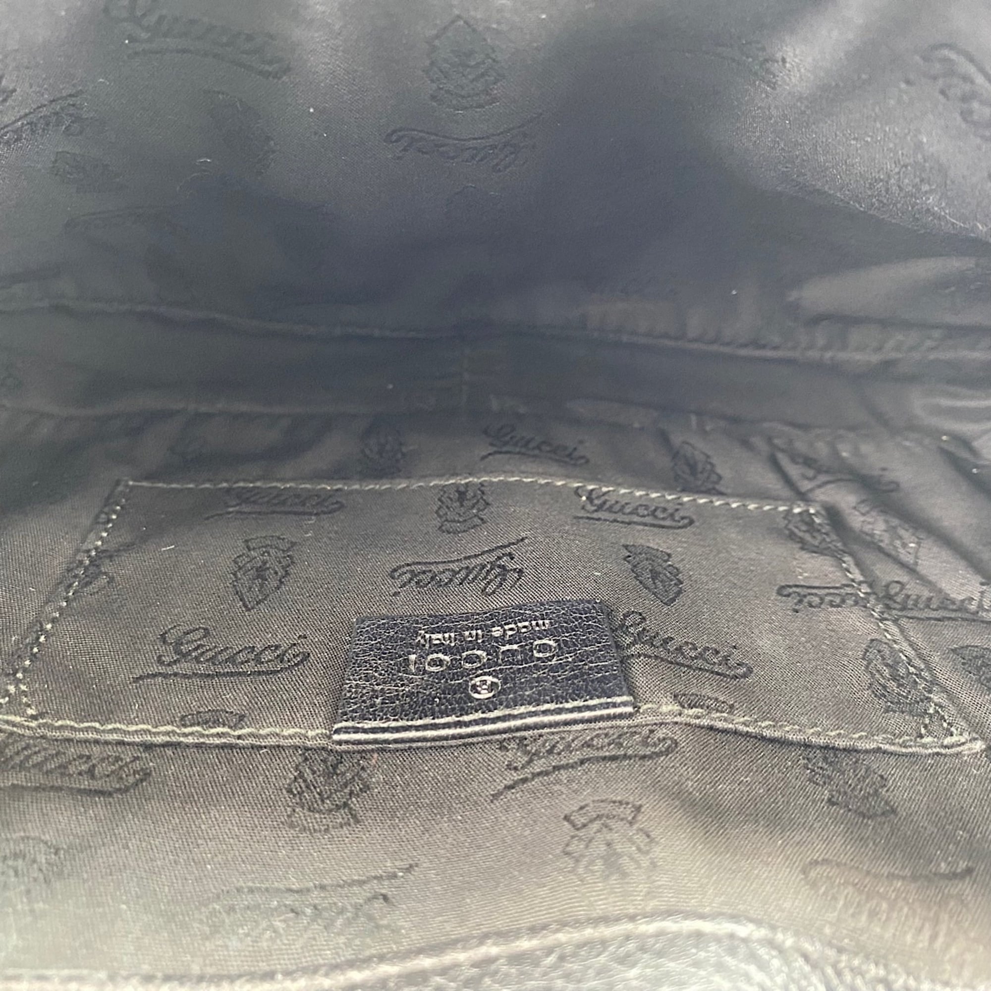 Gucci Bamboo Black Shoulder Bag (Pre-Owned)