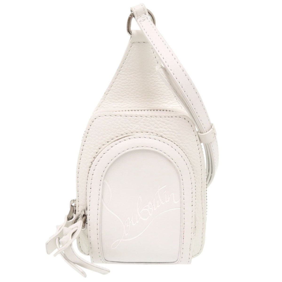 Christian Louboutin White Leather Shoulder Bag (Pre-Owned)
