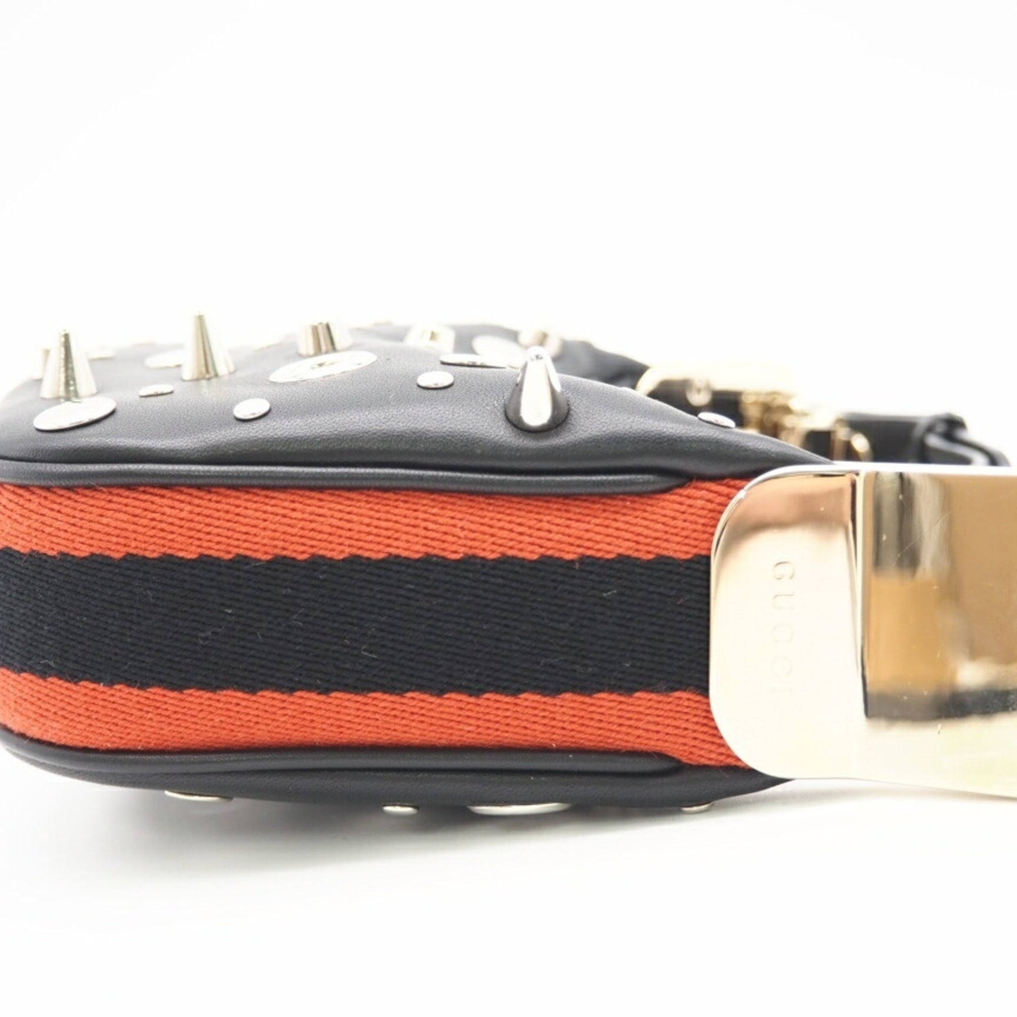 Gucci Black Leather Shoulder Bag (Pre-Owned)