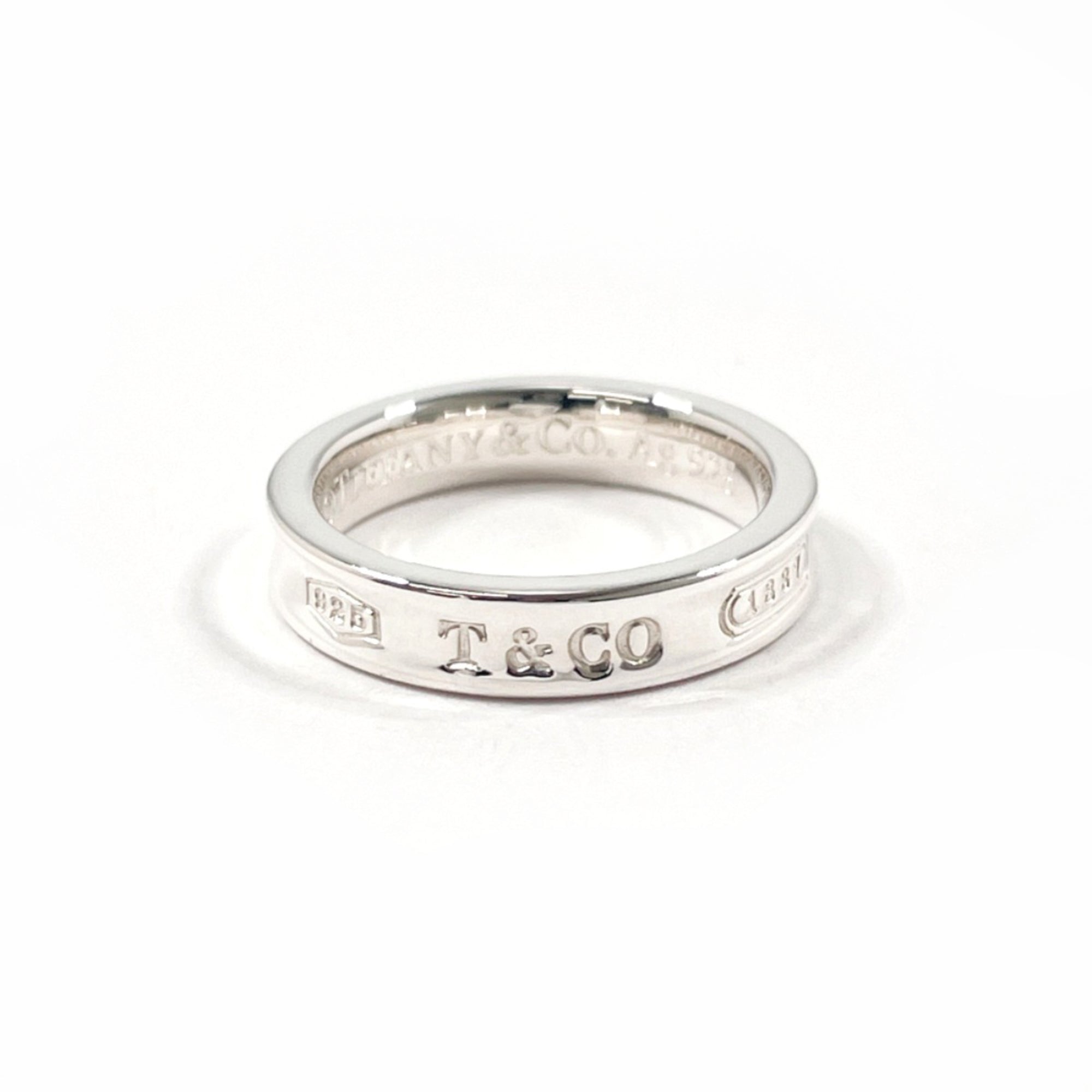 Tiffany Silver Silver 925 Band Ring (Pre-Owned)