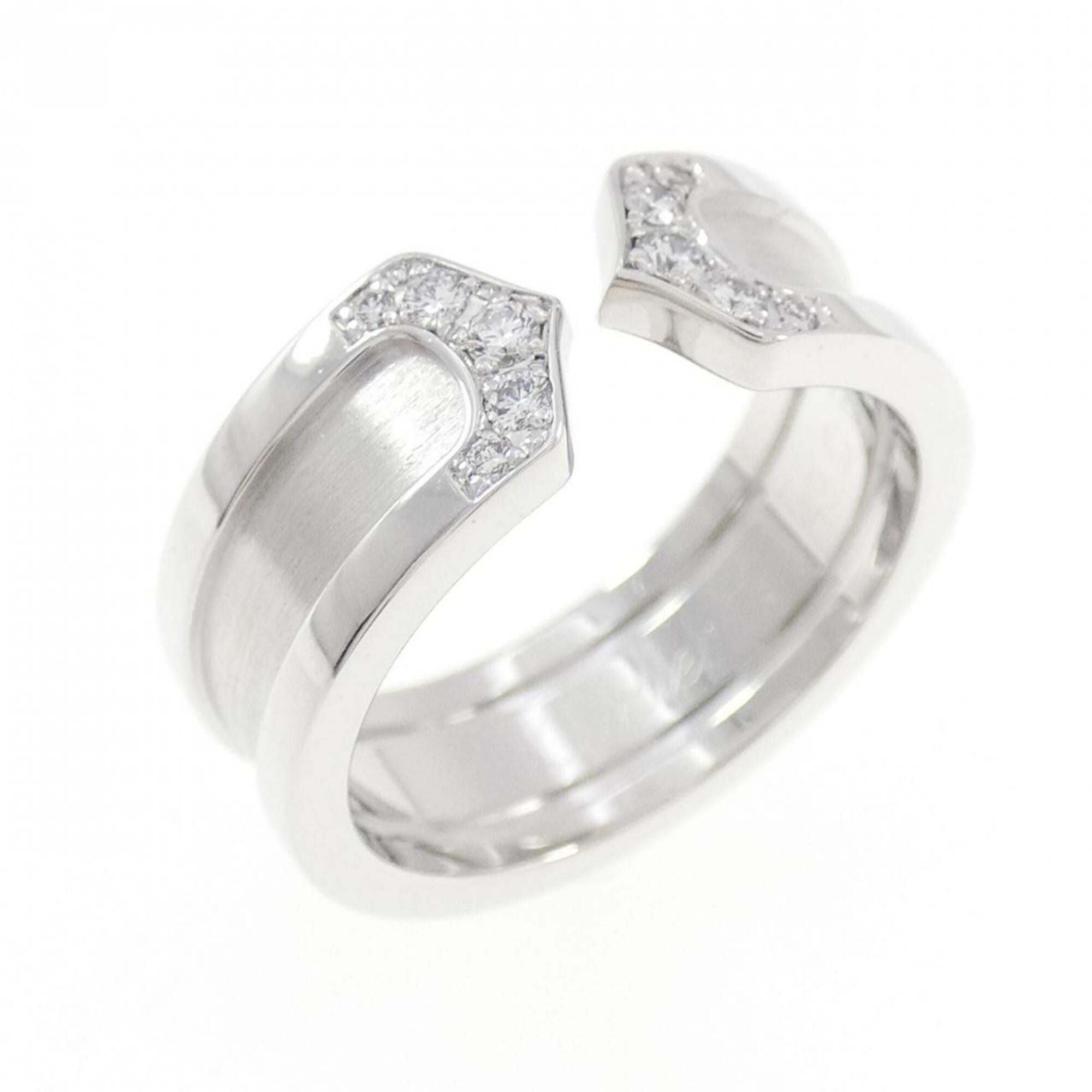 Cartier C2 White Gold (18K) Band Ring (Pre-Owned)