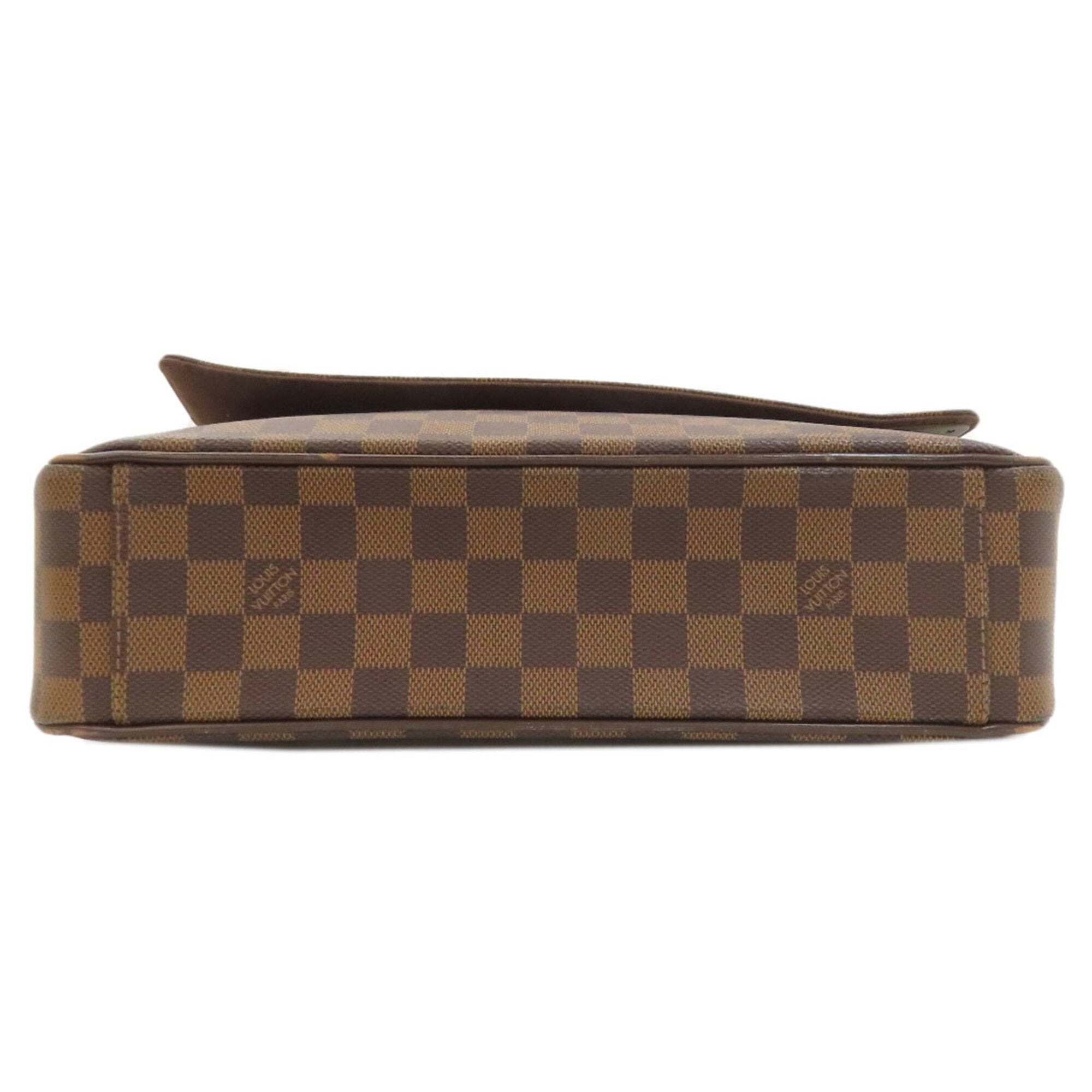 Louis Vuitton Damier Canvas Ebene Damier Canvas Shoulder Bag (Pre-Owned)