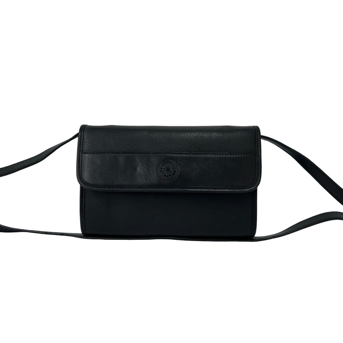 Gucci Black Leather Pochette Shoulder Bag (Pre-Owned)