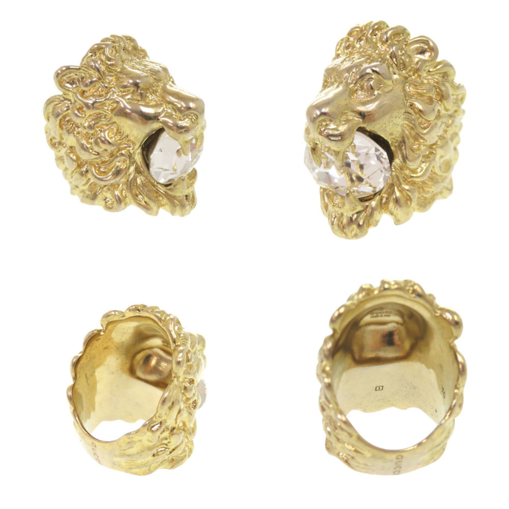 Gucci Gold Metal Band Ring (Pre-Owned)