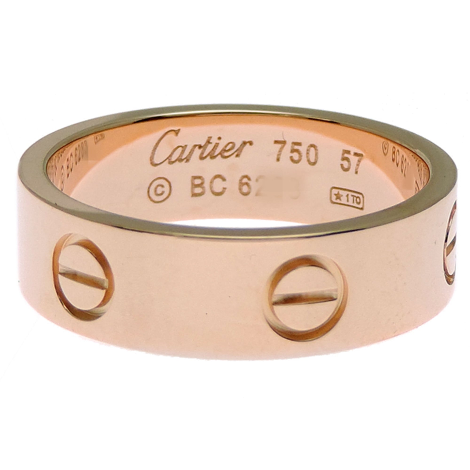 Cartier Pink Gold (18K) Band Ring (Pre-Owned)
