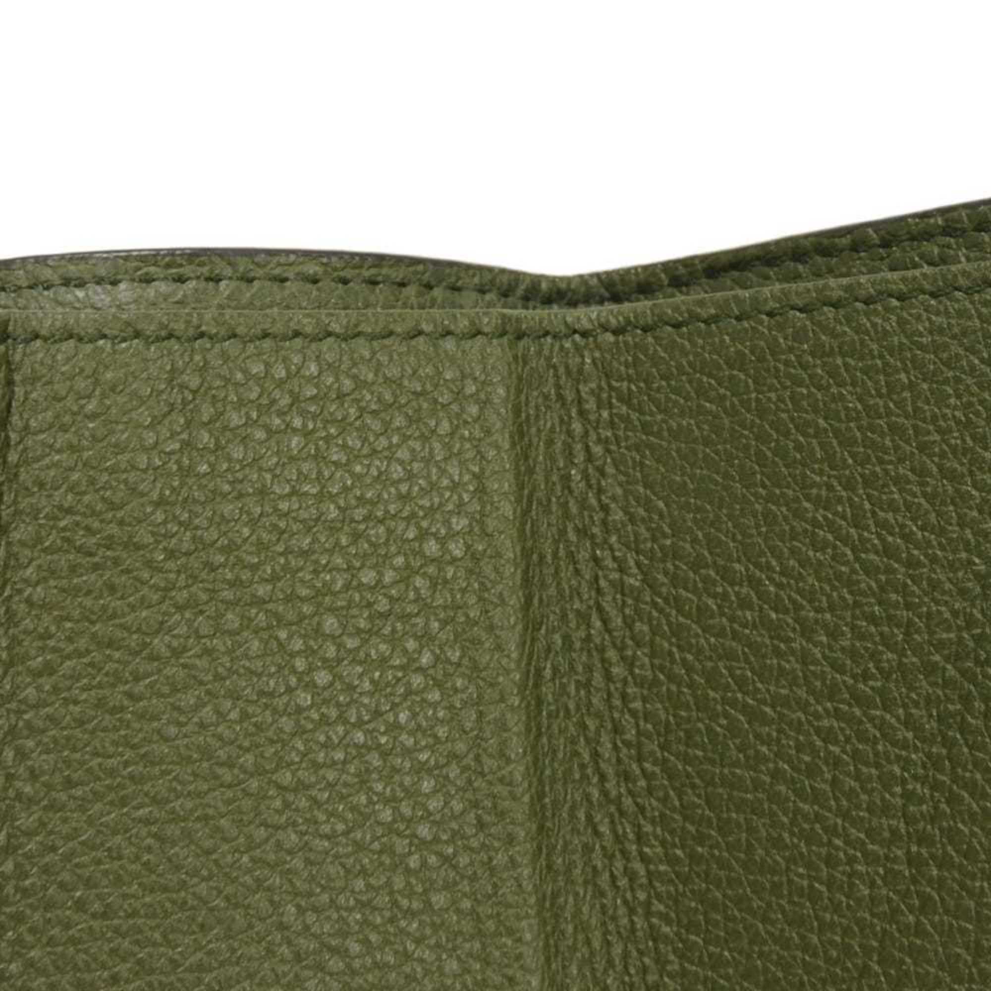 Gucci Khaki Leather Wallet (Tri-Fold) (Pre-Owned)