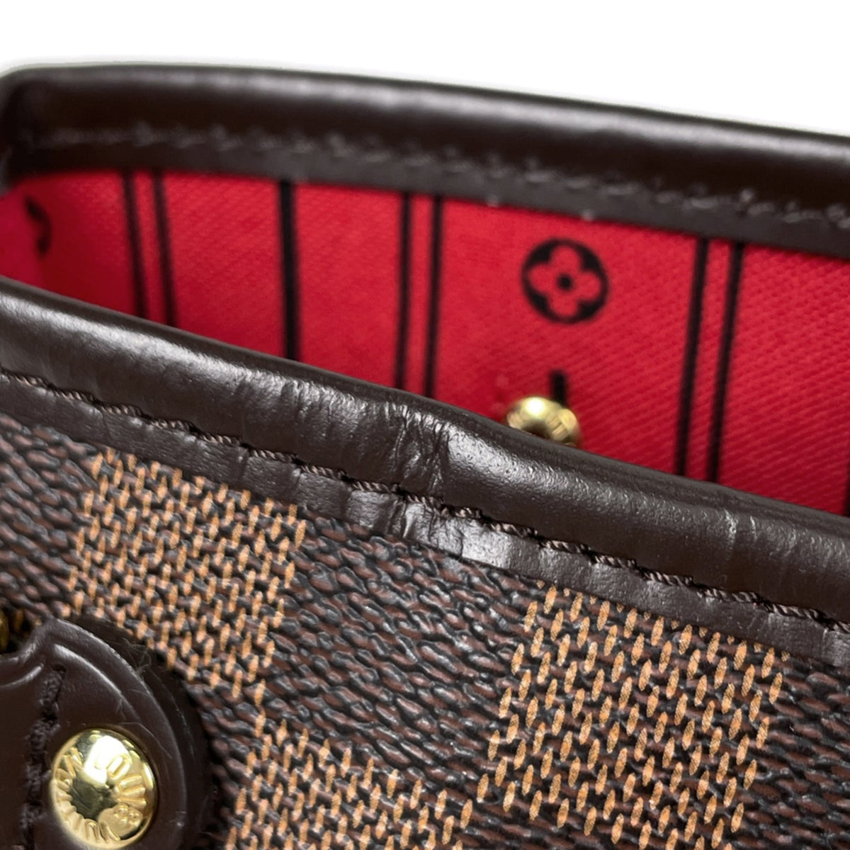 Louis Vuitton Brown Handbag Tote Bag (Pre-Owned)