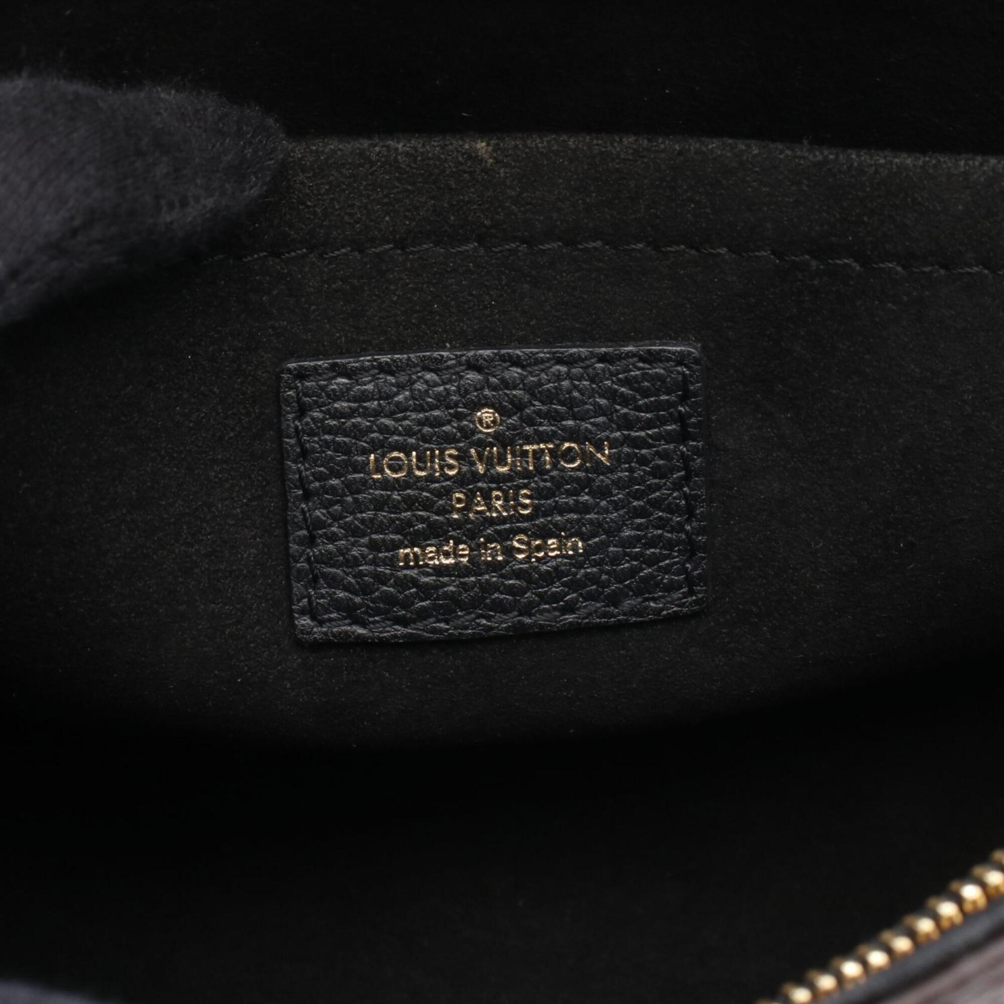 Louis Vuitton Black Brown Monogram Noir Monogram Leather Handbag Shoulder Bag (Pre-Owned)
