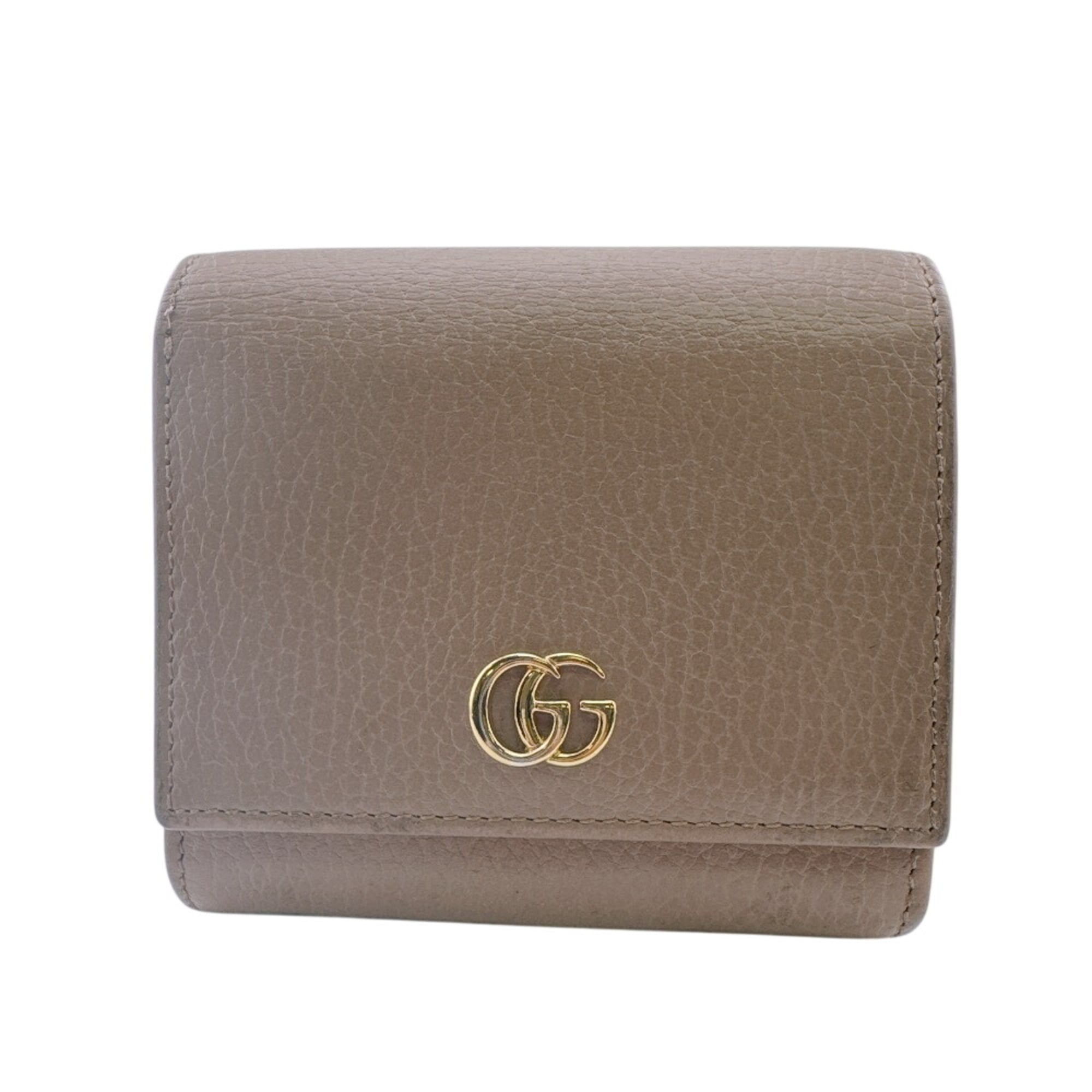 Gucci Brown Leather Wallet (Bi-Fold) (Pre-Owned)