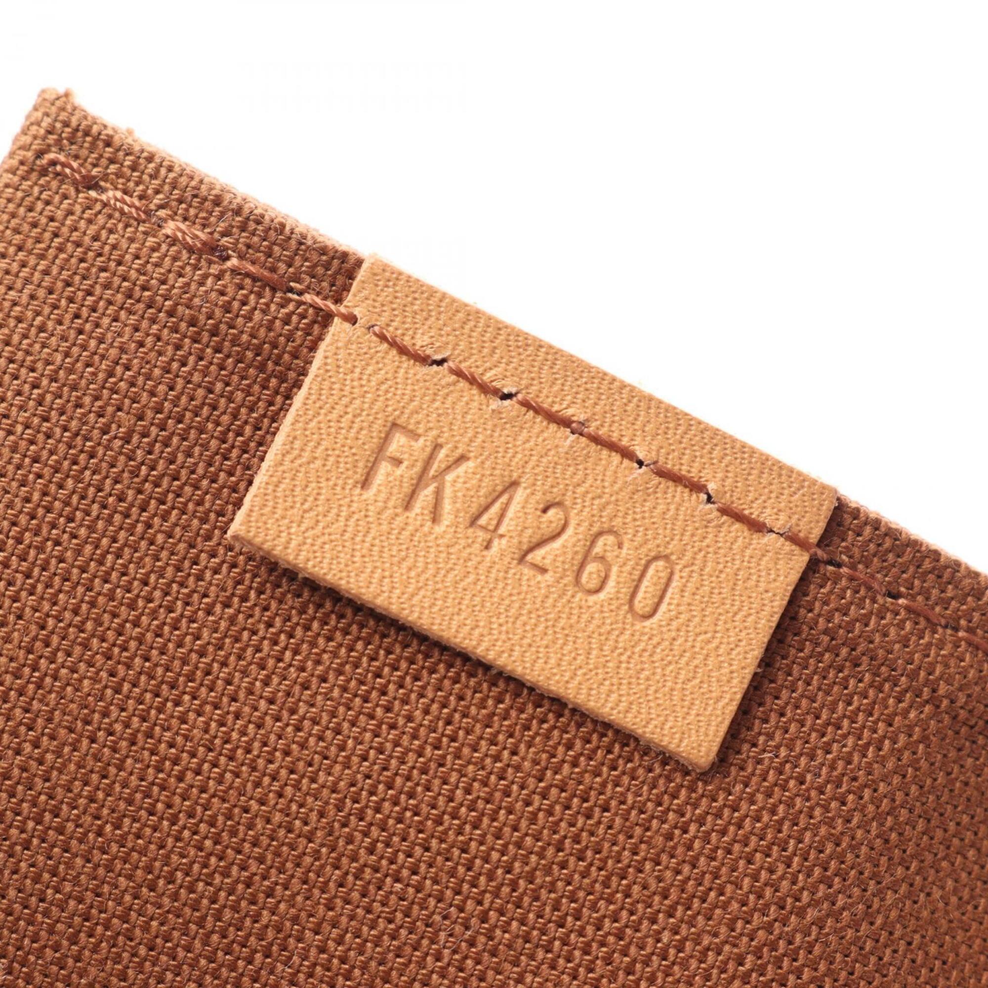Louis Vuitton Brown Coated Canvas Leather Handbag (Pre-Owned)