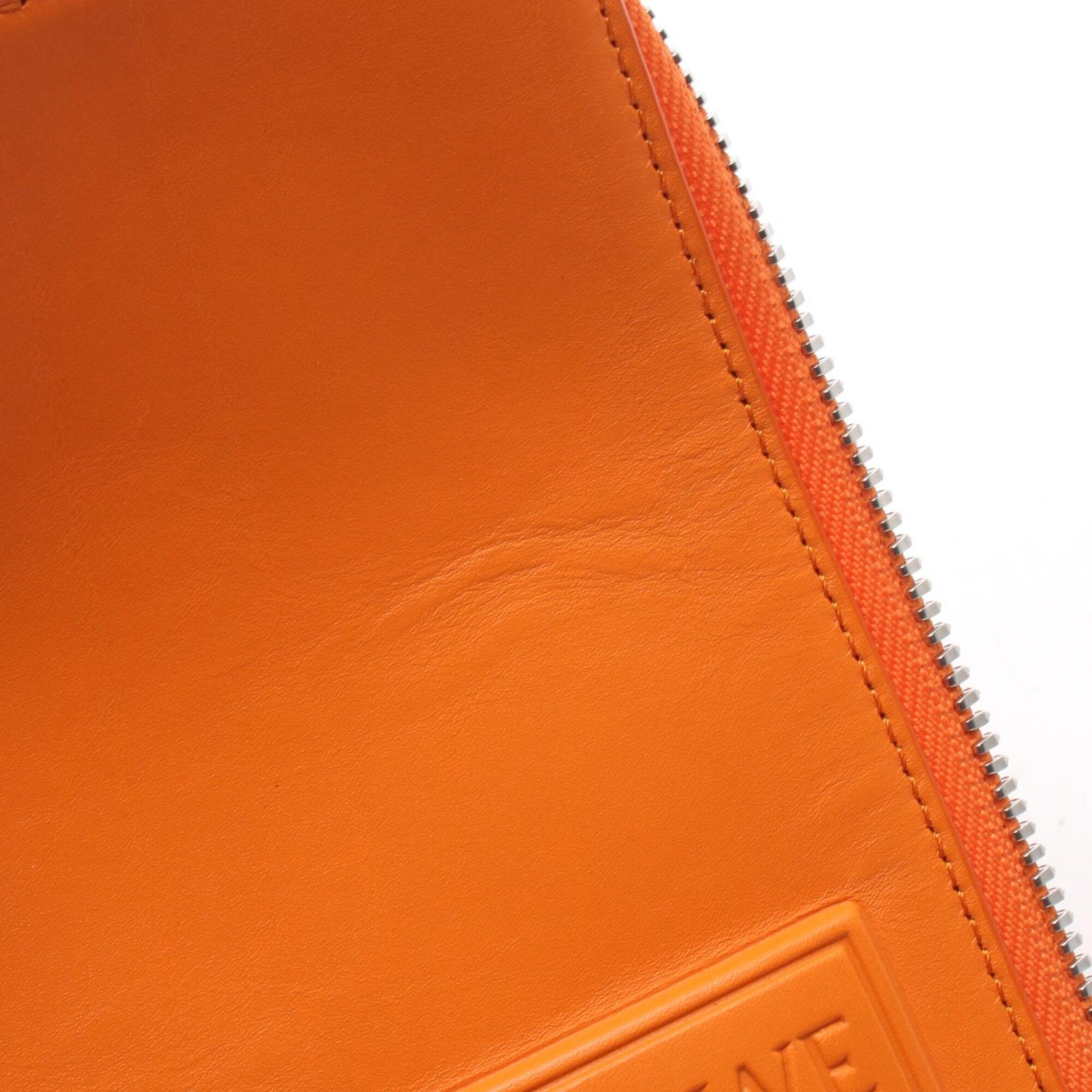 Loewe Orange Leather Handbag Shoulder Bag (Pre-Owned)