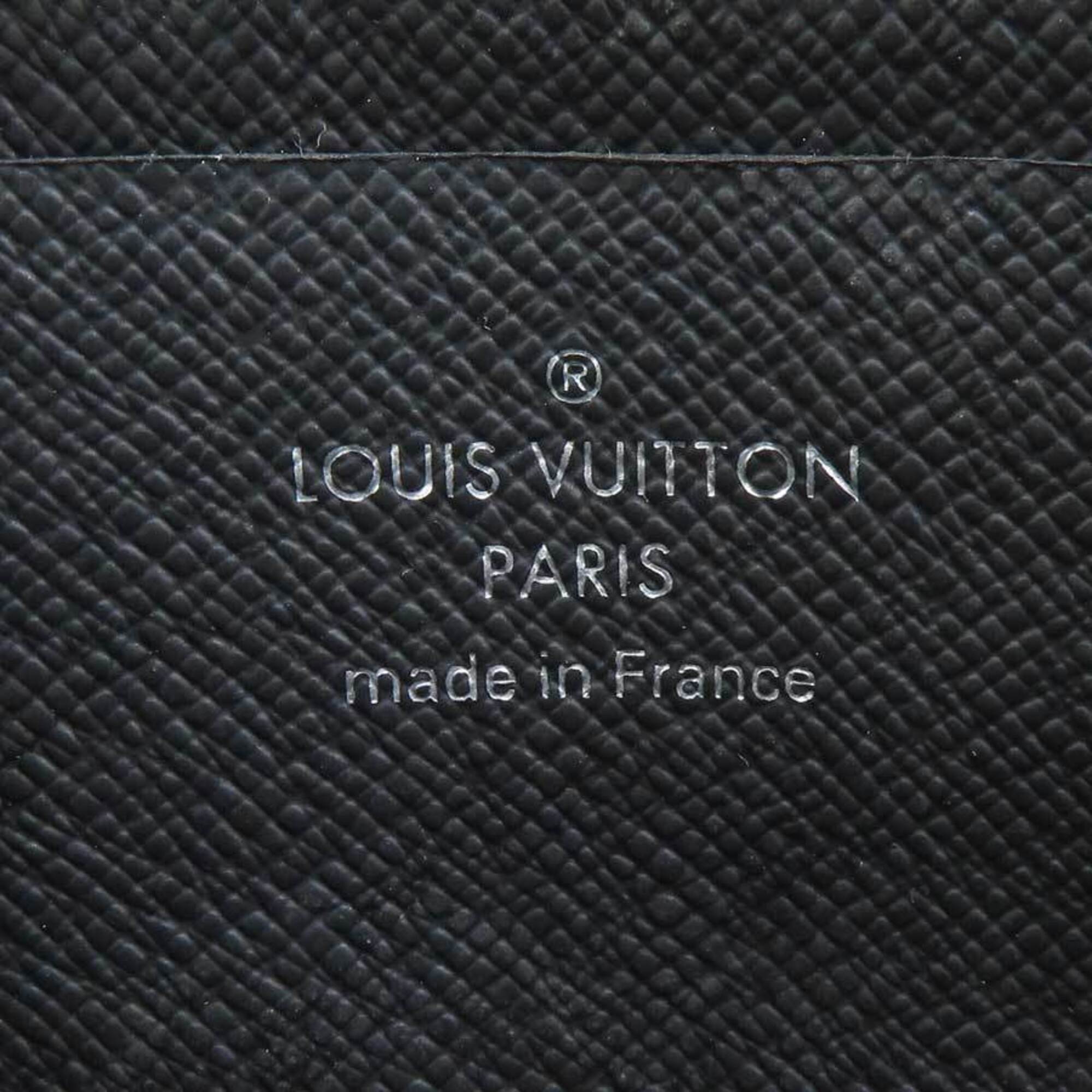 Louis Vuitton Black Gray Monogram Eclipse Monogram Eclipse Coin Purse/Coin Case (Pre-Owned)