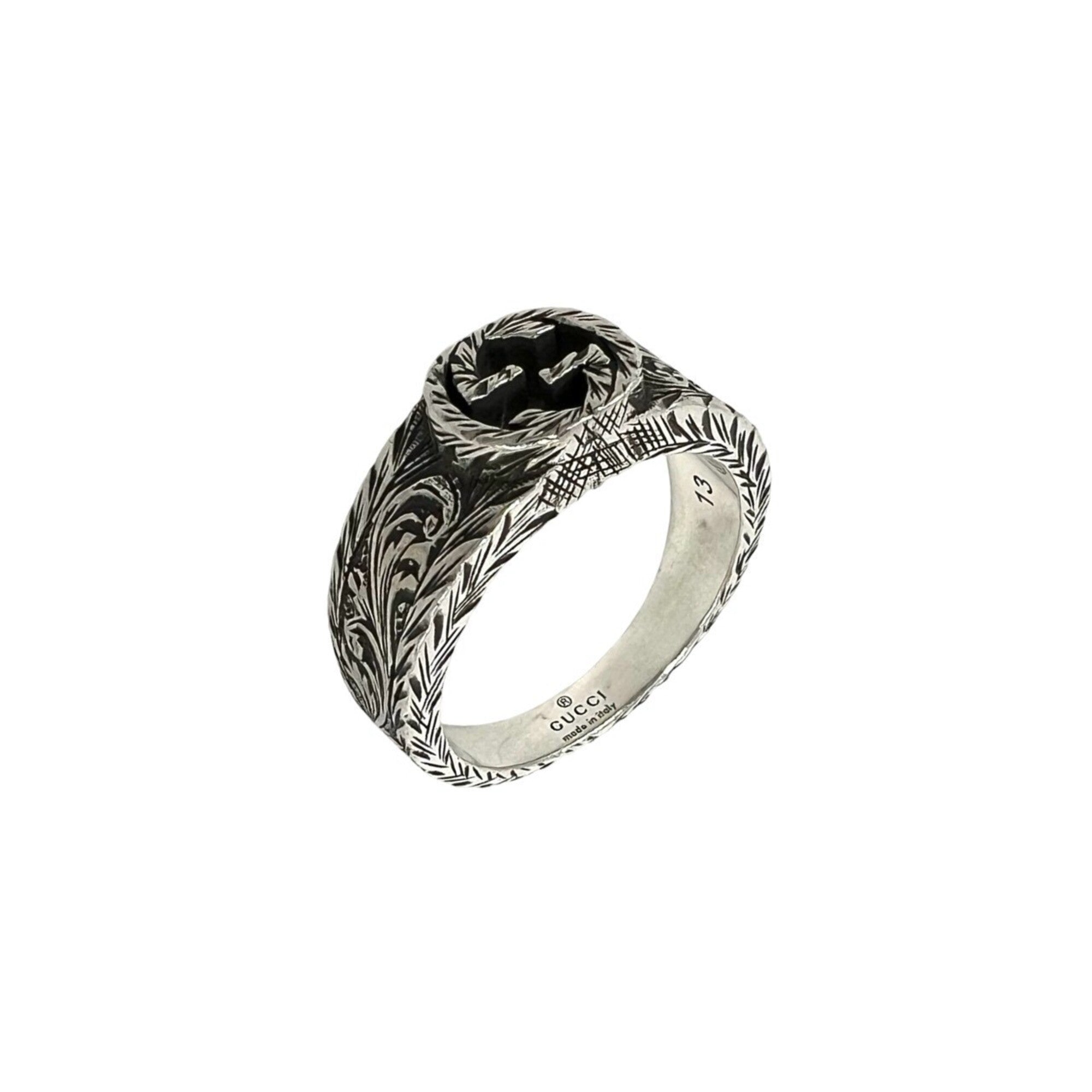 Gucci Silver Silver 925 Band Ring (Pre-Owned)