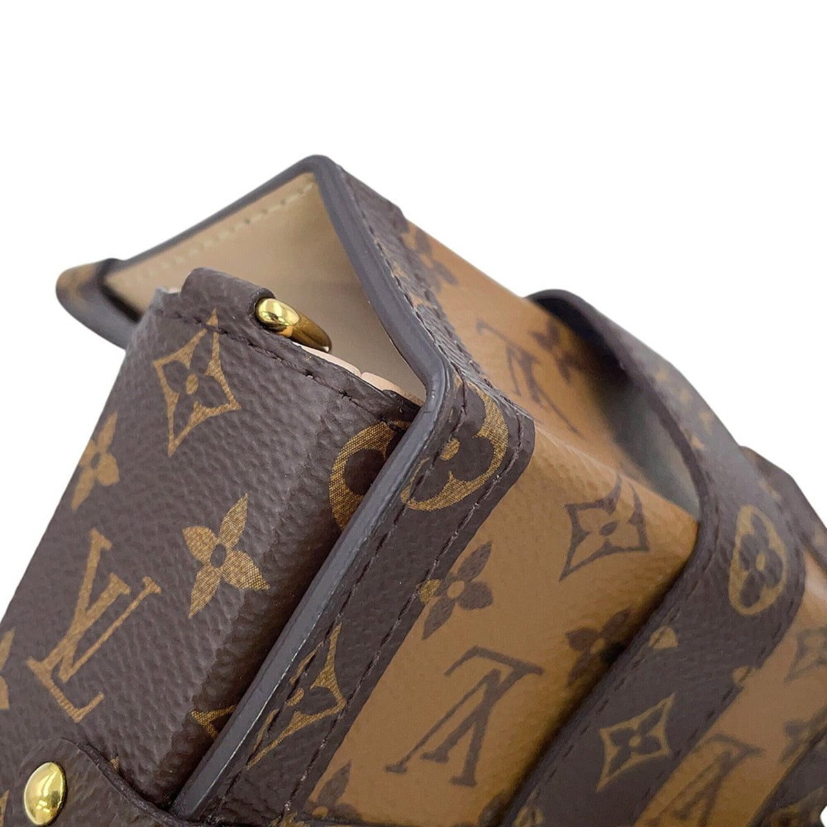 Louis Vuitton Brown Monogram Reverse Shoulder Bag (Pre-Owned)