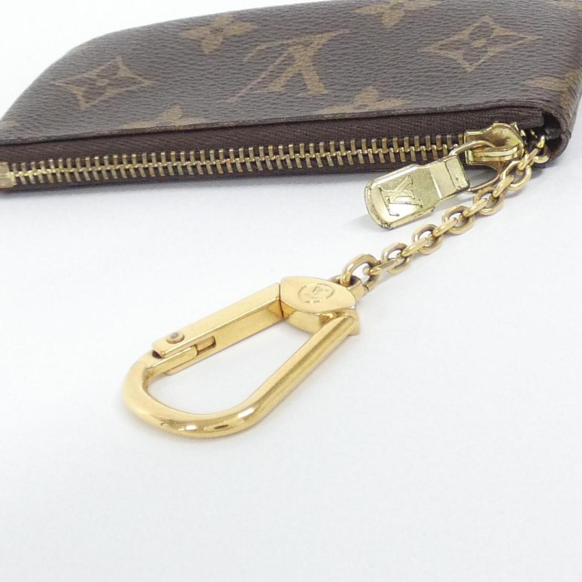 Louis Vuitton Marron Coated Canvas Coin Purse/Coin Case (Pre-Owned)