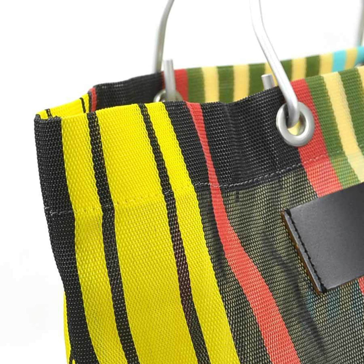 Marni Multi-Color Nylon Leather Aluminum Handbag (Pre-Owned)
