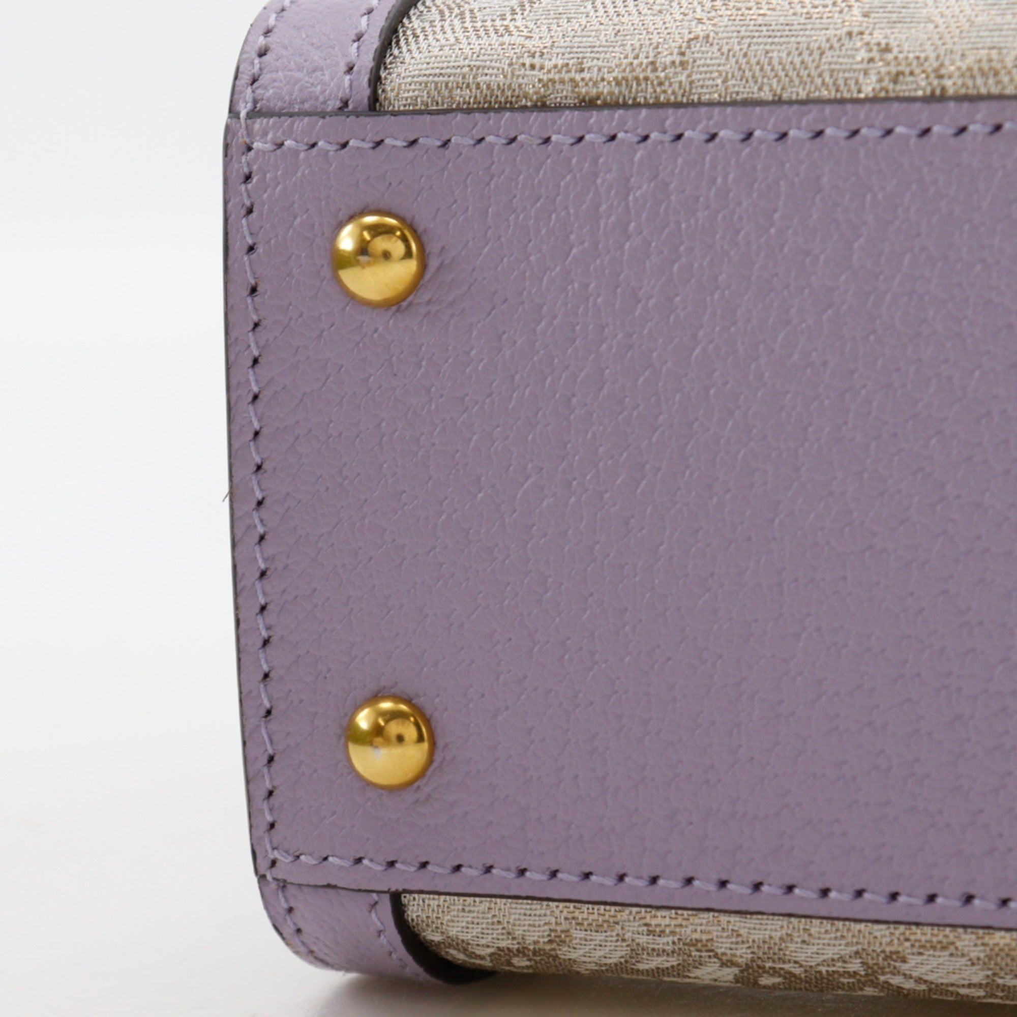 Gucci Purple Leather Handbag (Pre-Owned)