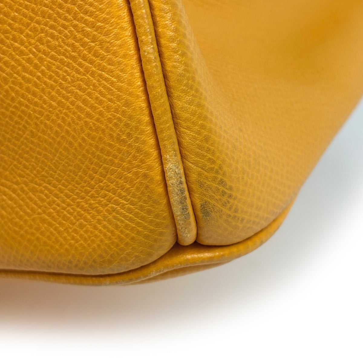 Hermes Birkin Yellow Courchevel Leather Handbag (Pre-Owned)