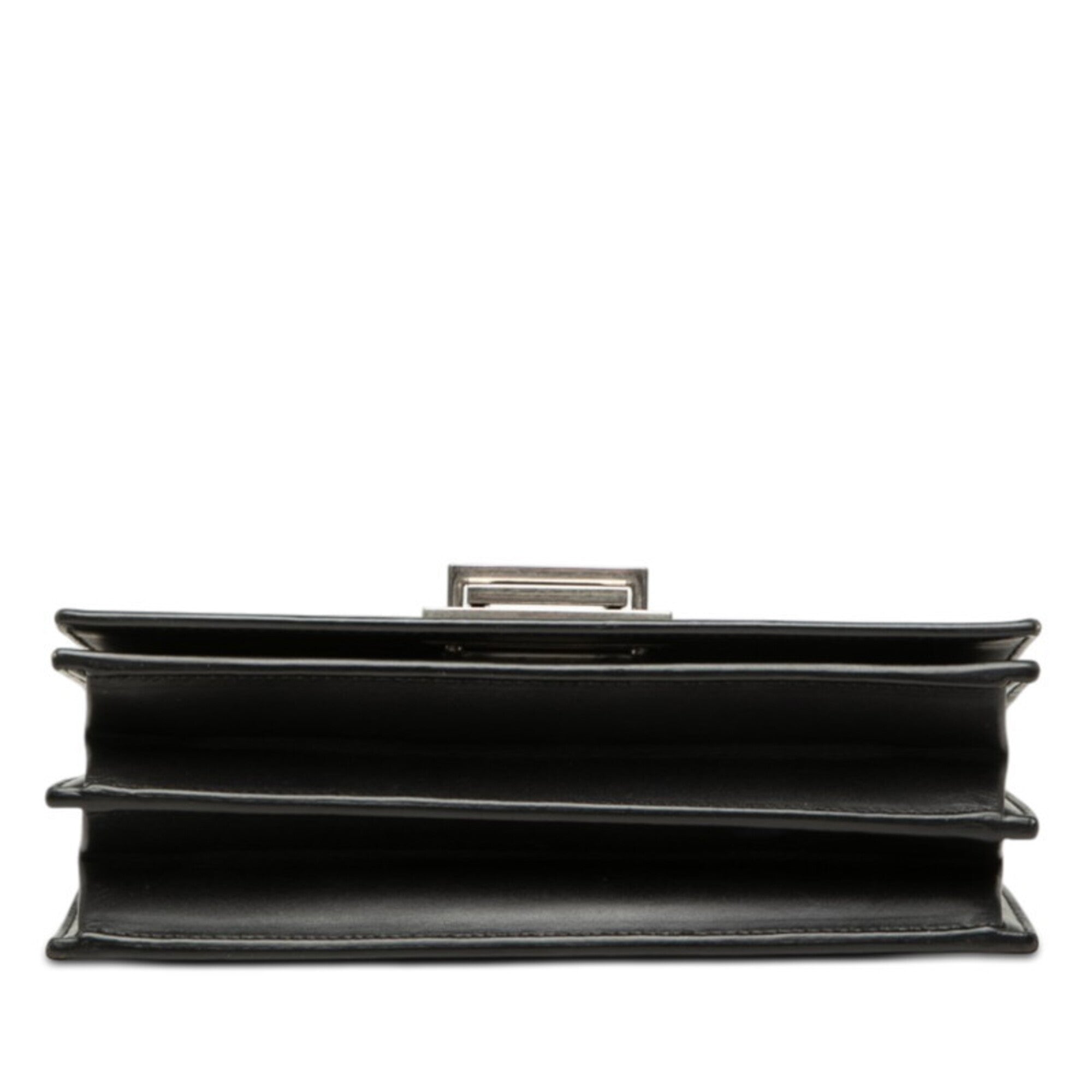 Saint Laurent Black Leather Shoulder Bag (Pre-Owned)