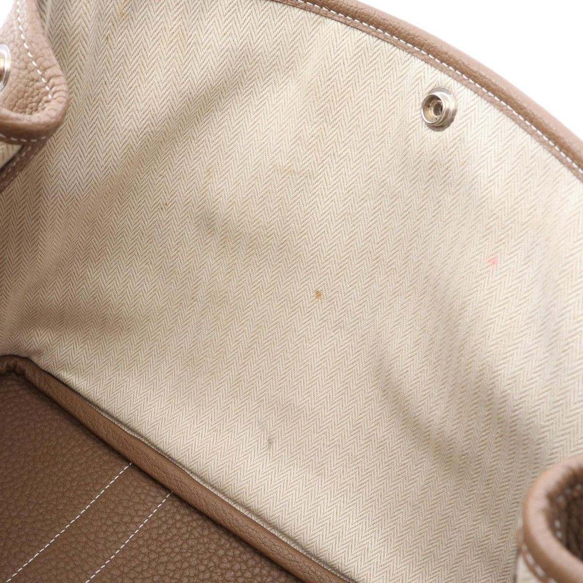 Hermes Gray Negonda Leather Handbag Tote Bag (Pre-Owned)