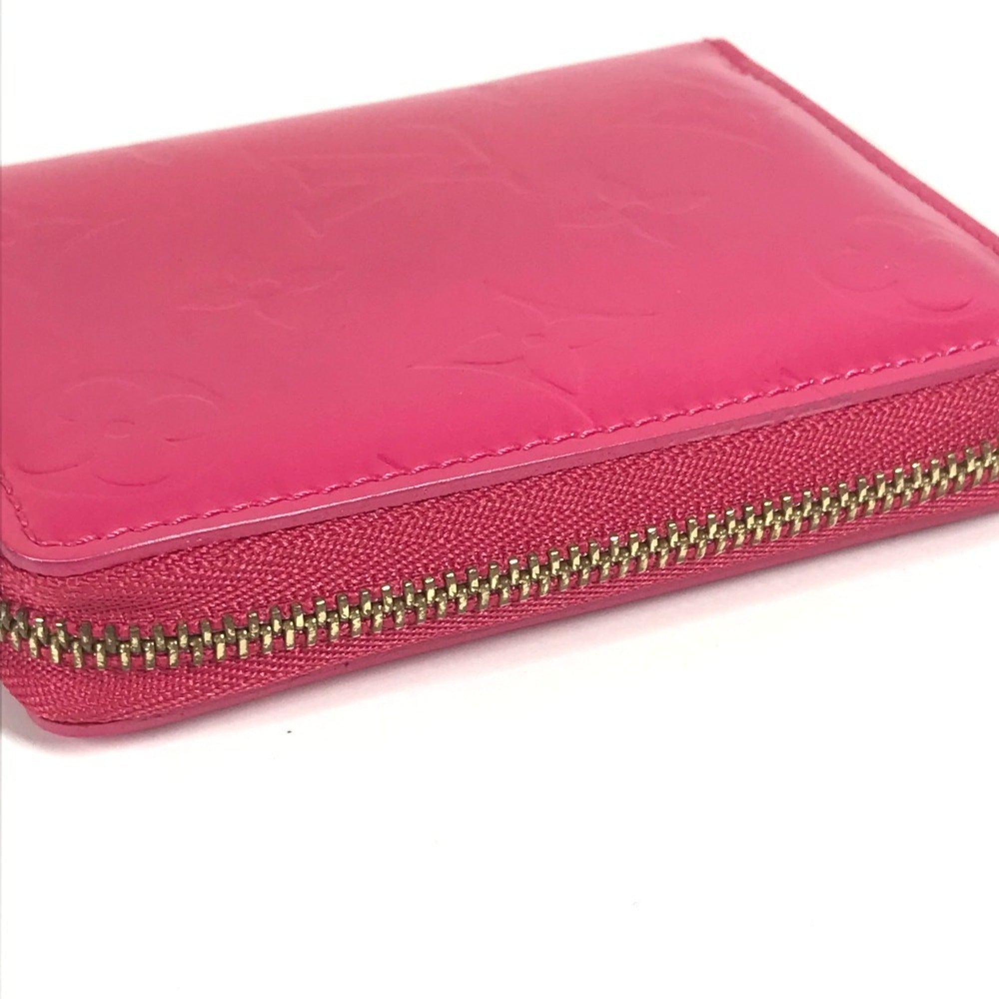 Louis Vuitton Monogram Vernis Fuchsia Pink Pink Monogram Vernis Wallet (Bi-Fold) (Pre-Owned)