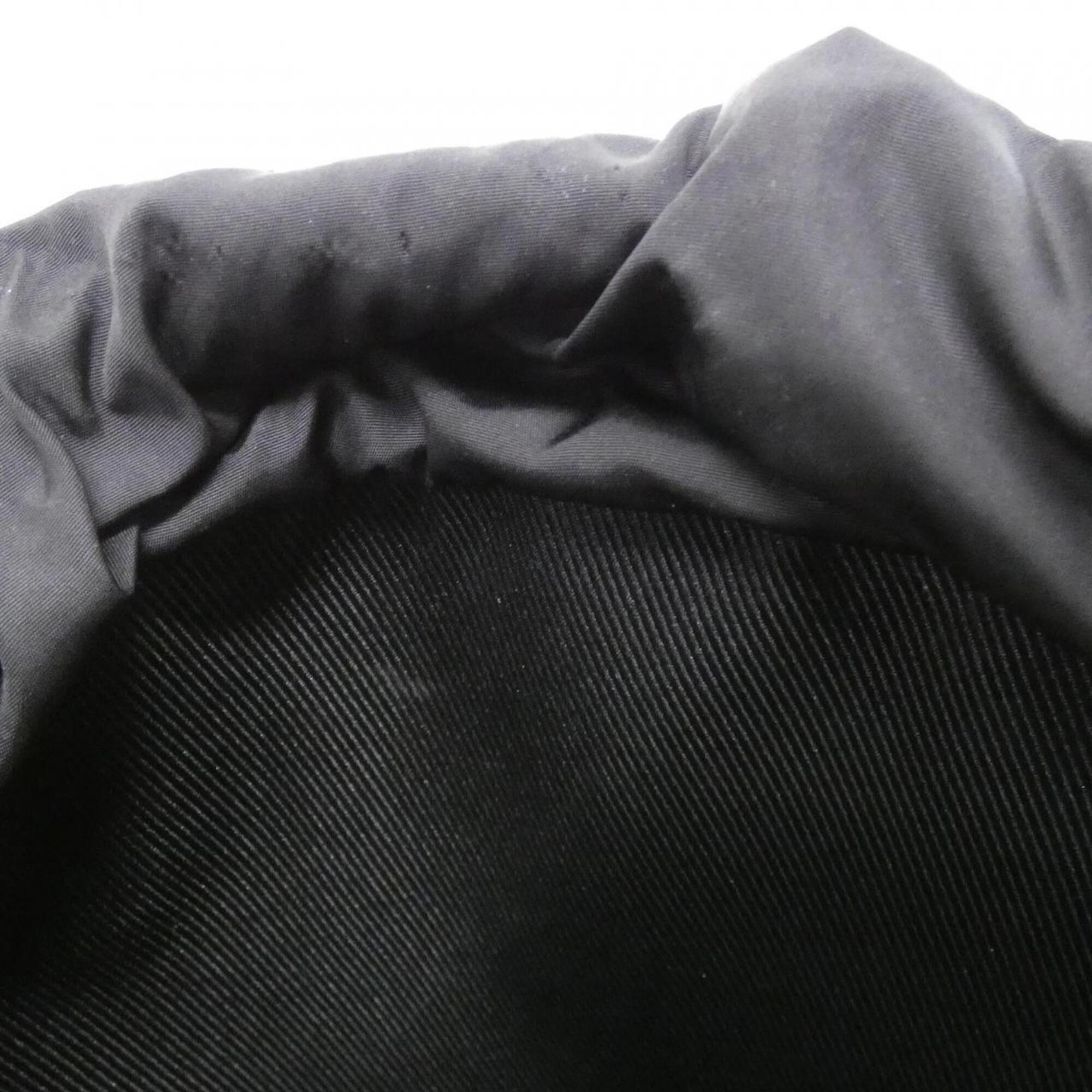 Louis Vuitton Black Leather Shoulder Bag (Pre-Owned)