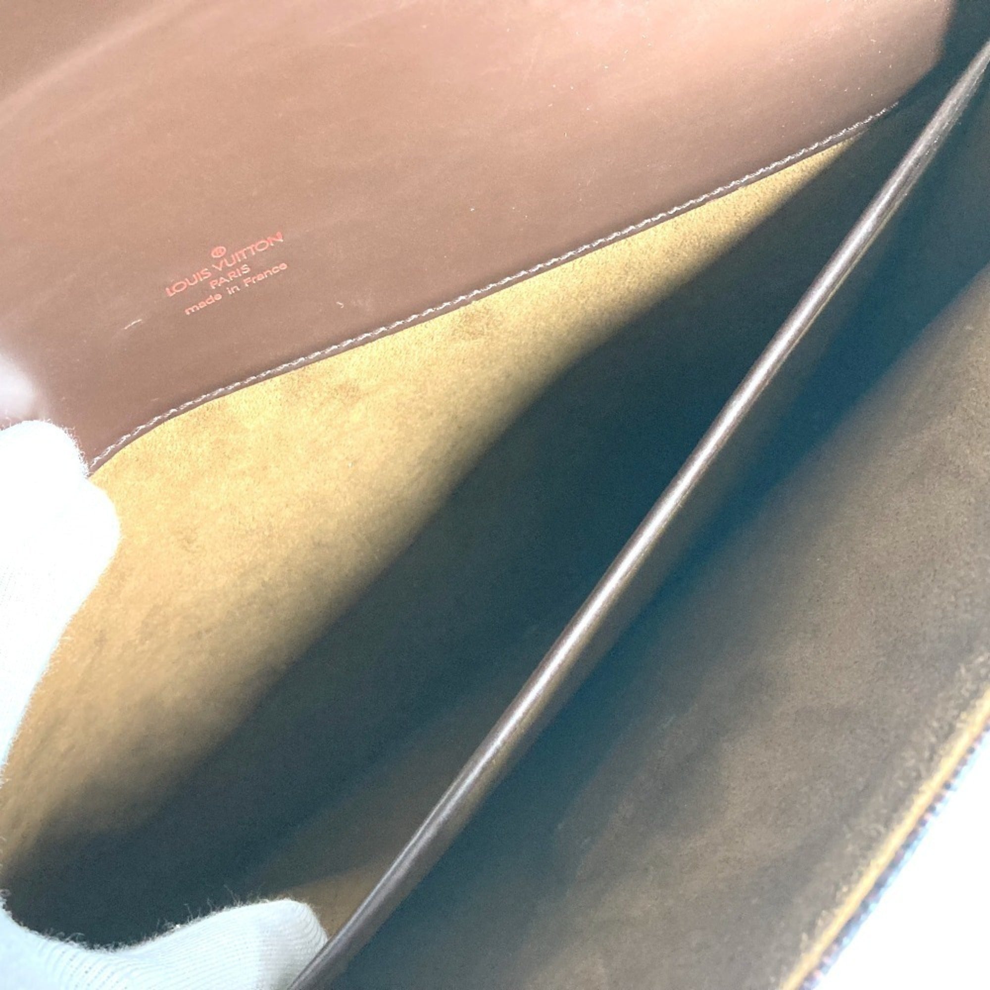 Louis Vuitton Brown Ebene Damier Canvas Briefcase (Pre-Owned)