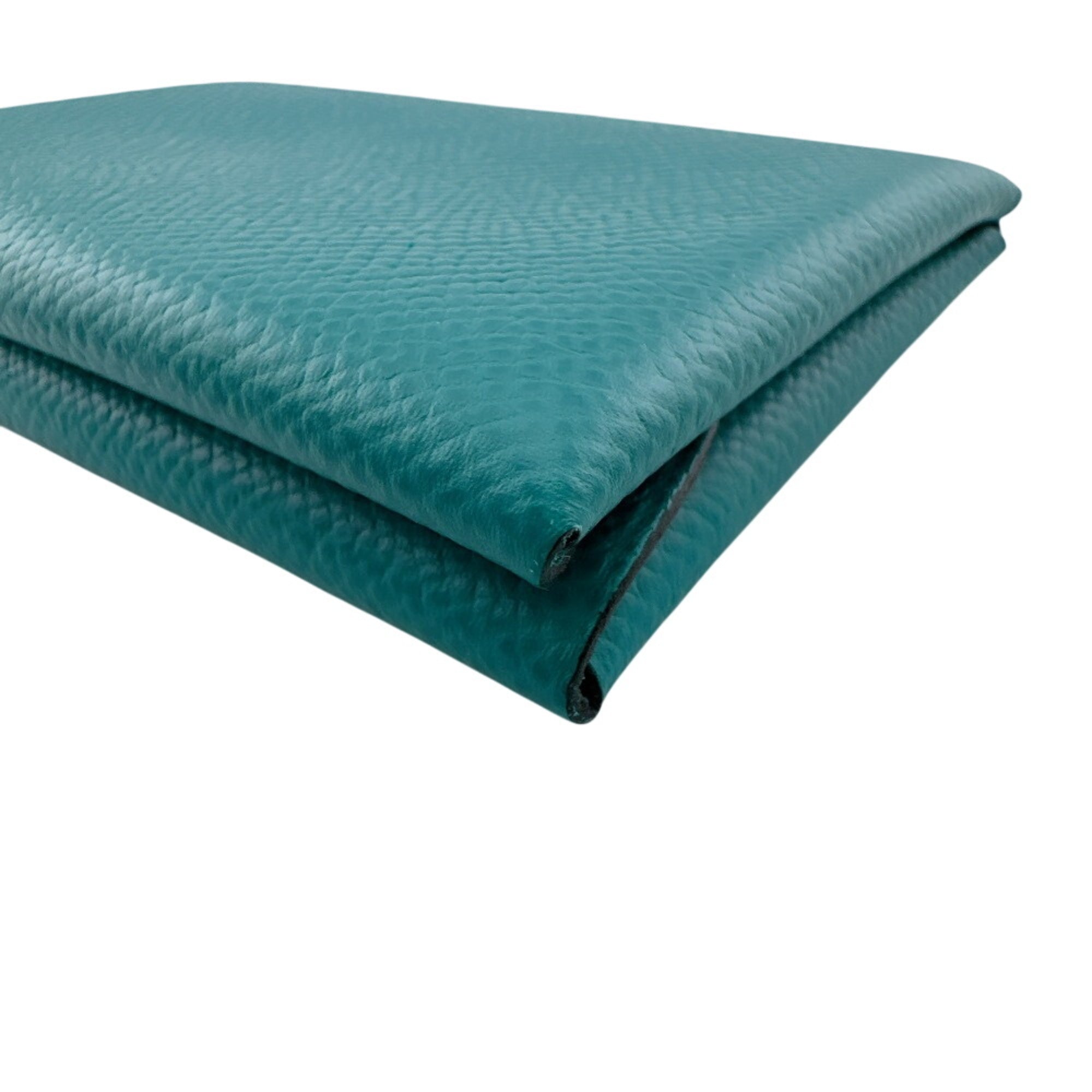 Hermes Green Epsom Leather Coin Purse/Coin Case (Pre-Owned)