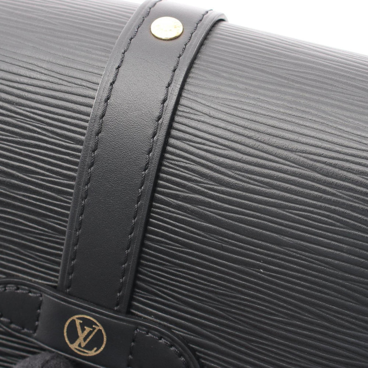 Louis Vuitton Black Noir Epi Leather Handbag (Pre-Owned)