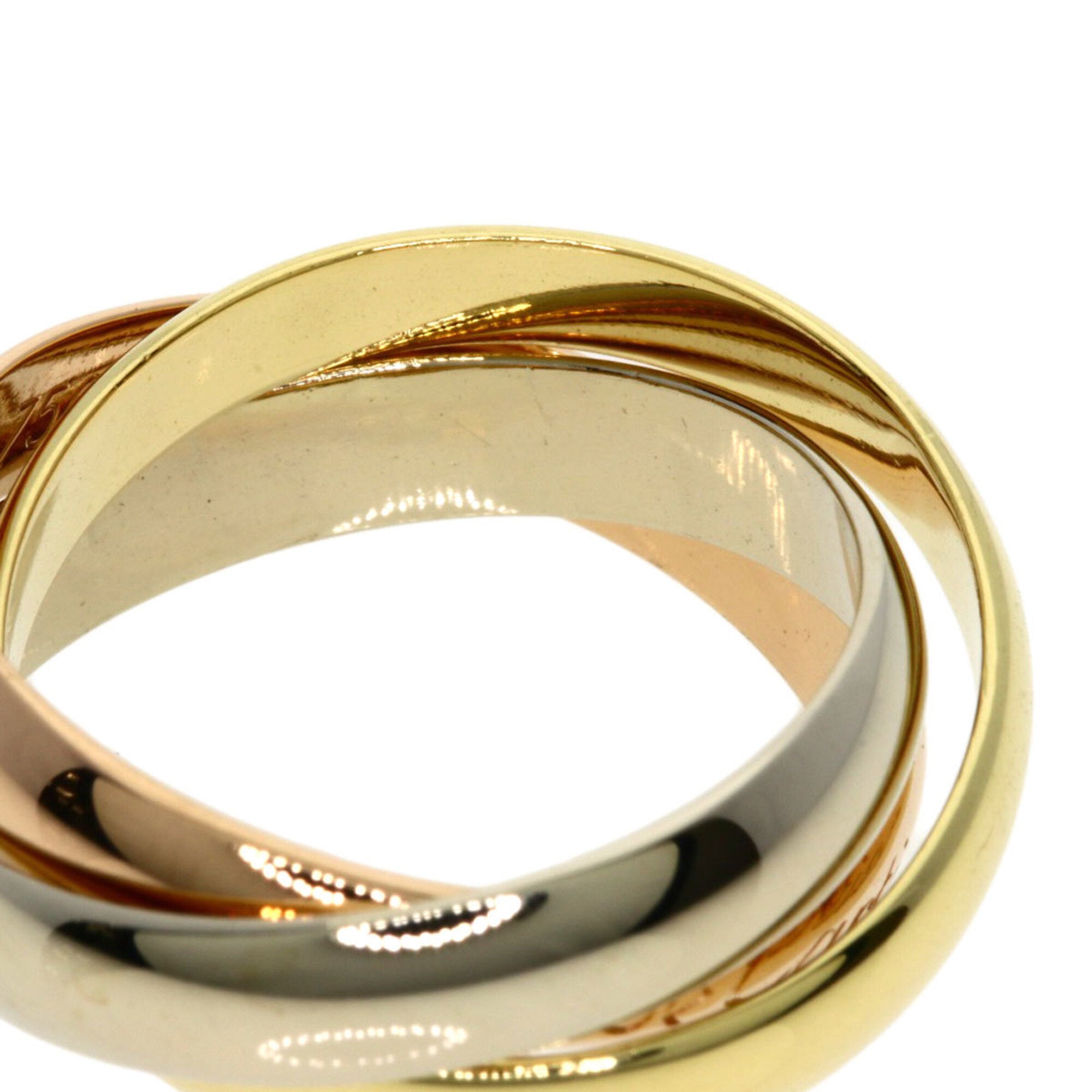 Cartier Trinity Yellow Gold (18K) Pink Gold (18K) White Gold (18K) Band Ring (Pre-Owned)