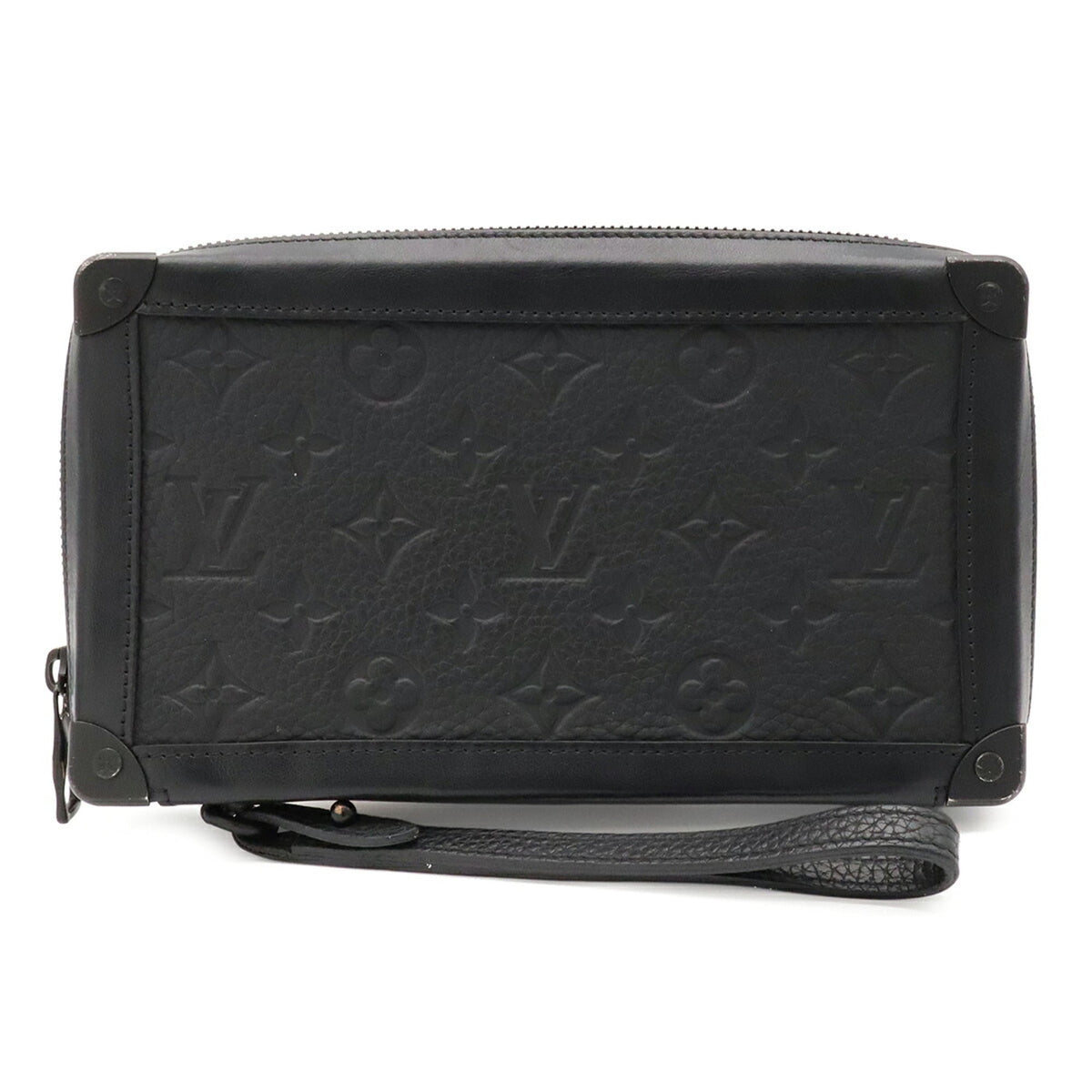 Louis Vuitton Black Monogram Clutch Bag (Pre-Owned)