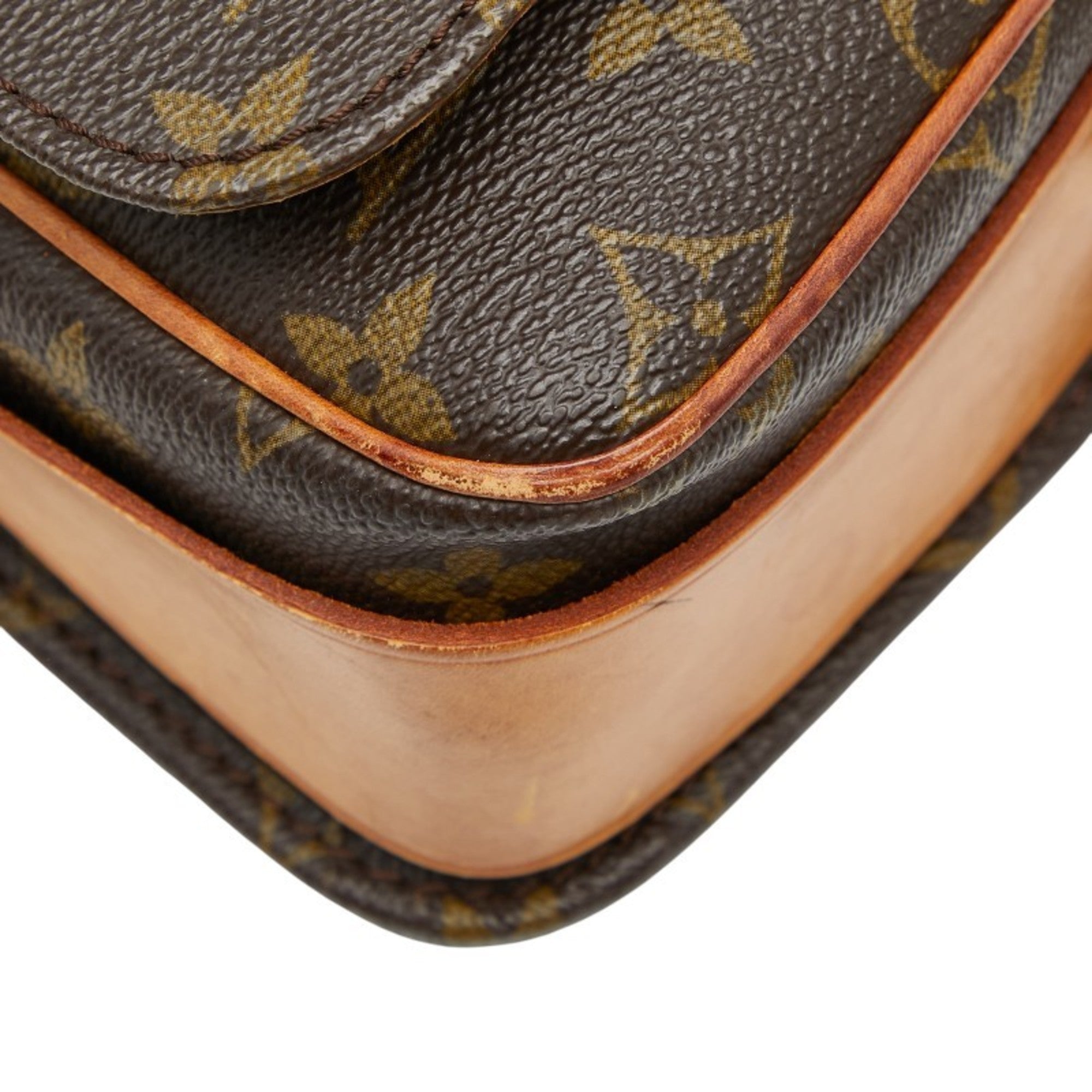 Louis Vuitton Brown Pvc Leather Shoulder Bag (Pre-Owned)
