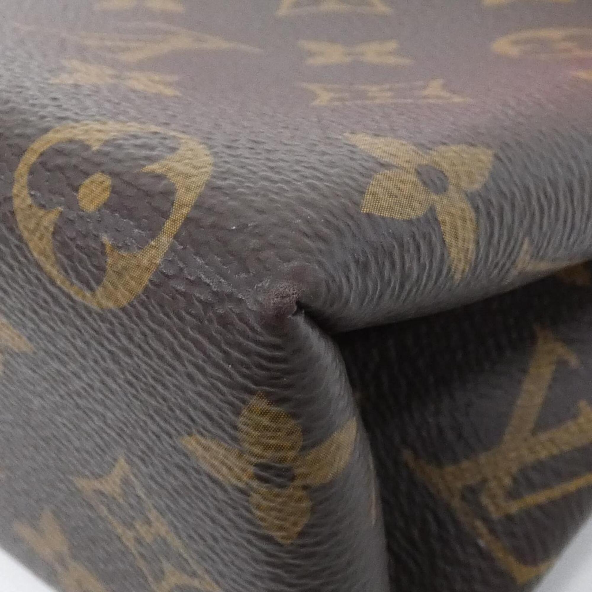 Louis Vuitton Brown Coquelicots Red Color Coated Canvas Leather Handbag (Pre-Owned)