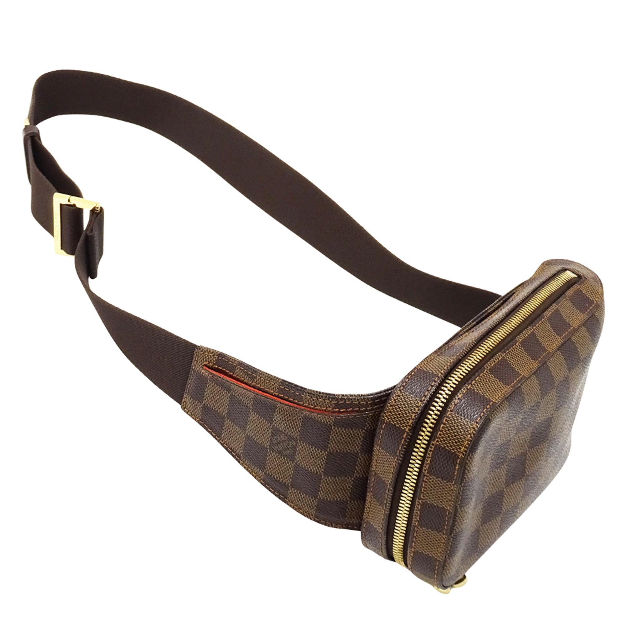 Louis Vuitton Brown Damier Canvas Handbag Sling Bag (Pre-Owned)